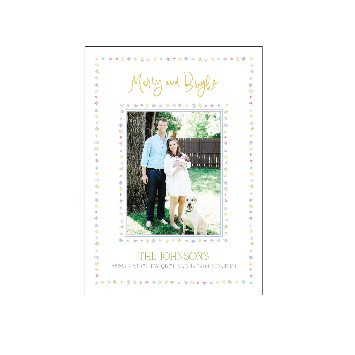 holiday stars | holiday card | bethany kelm