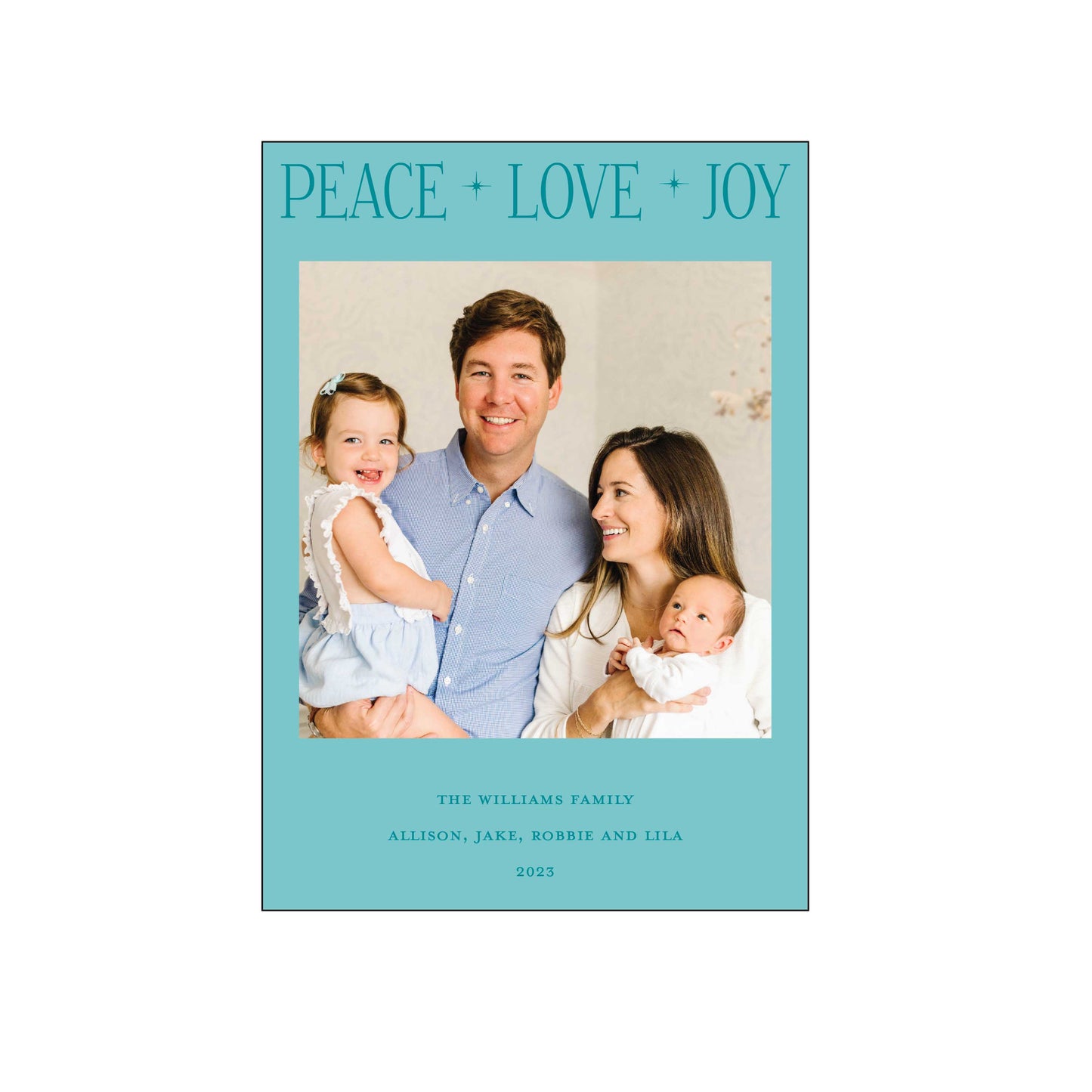 holiday headline | holiday card | foil-stamped
