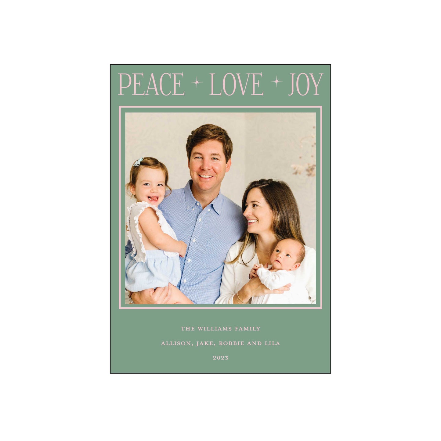 holiday headline | holiday card | foil-stamped