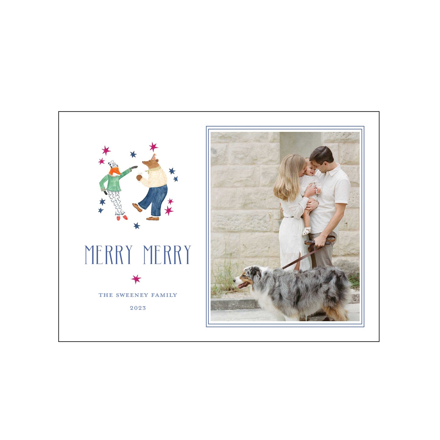 holiday party photo | holiday card | cedar street stationery