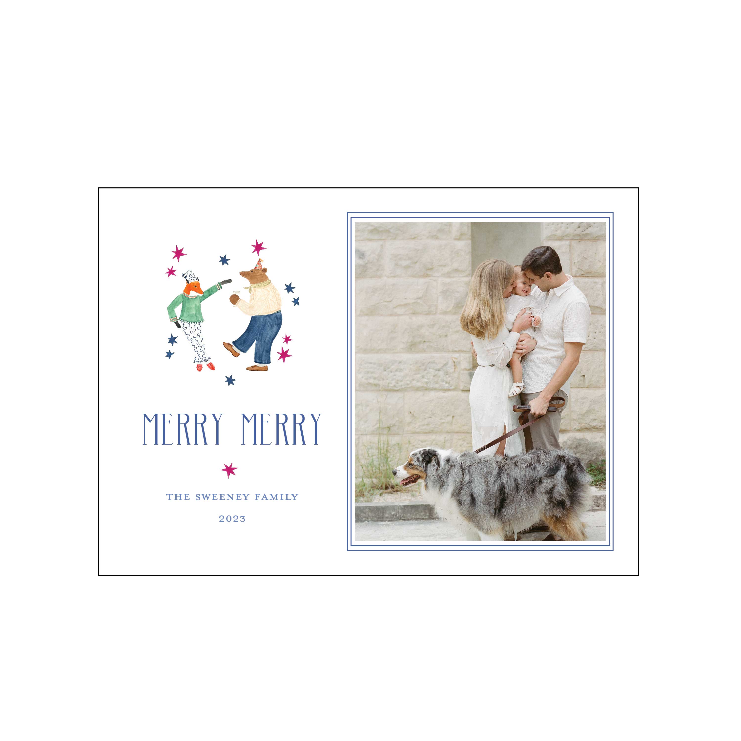 holiday party photo | holiday card | cedar street stationery
