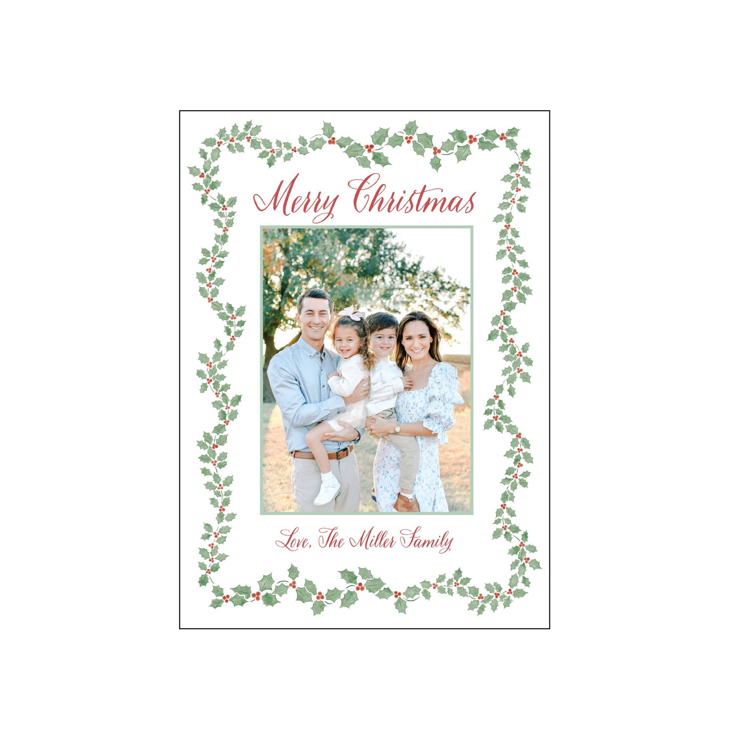 holly | holiday card | bethany kelm