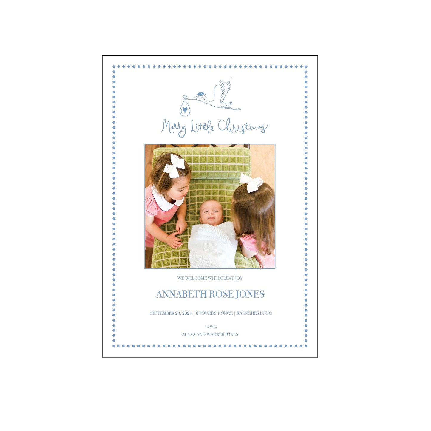 merry little christmas boy | holiday card | bethany kelm