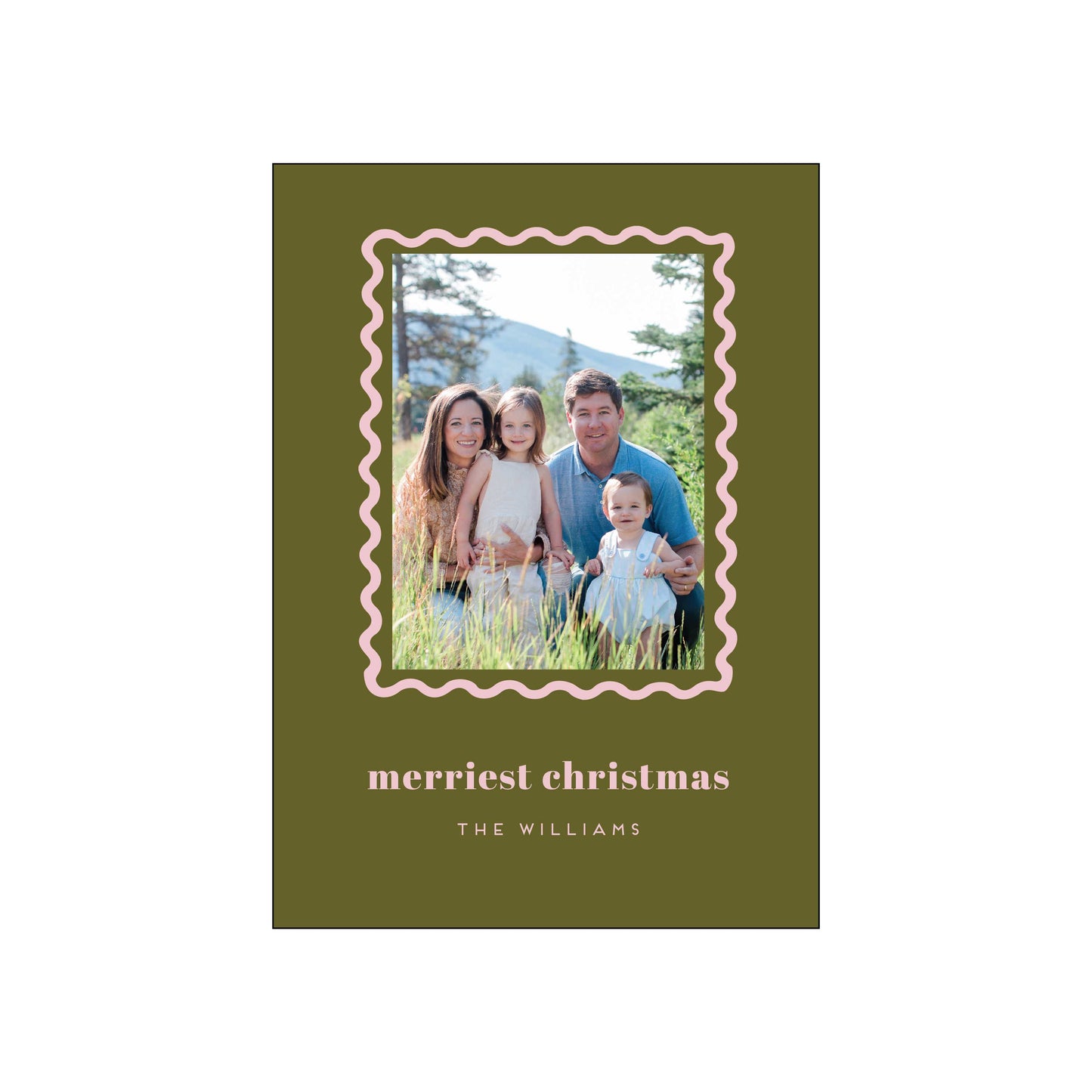 squiggles | holiday card | foil-stamped