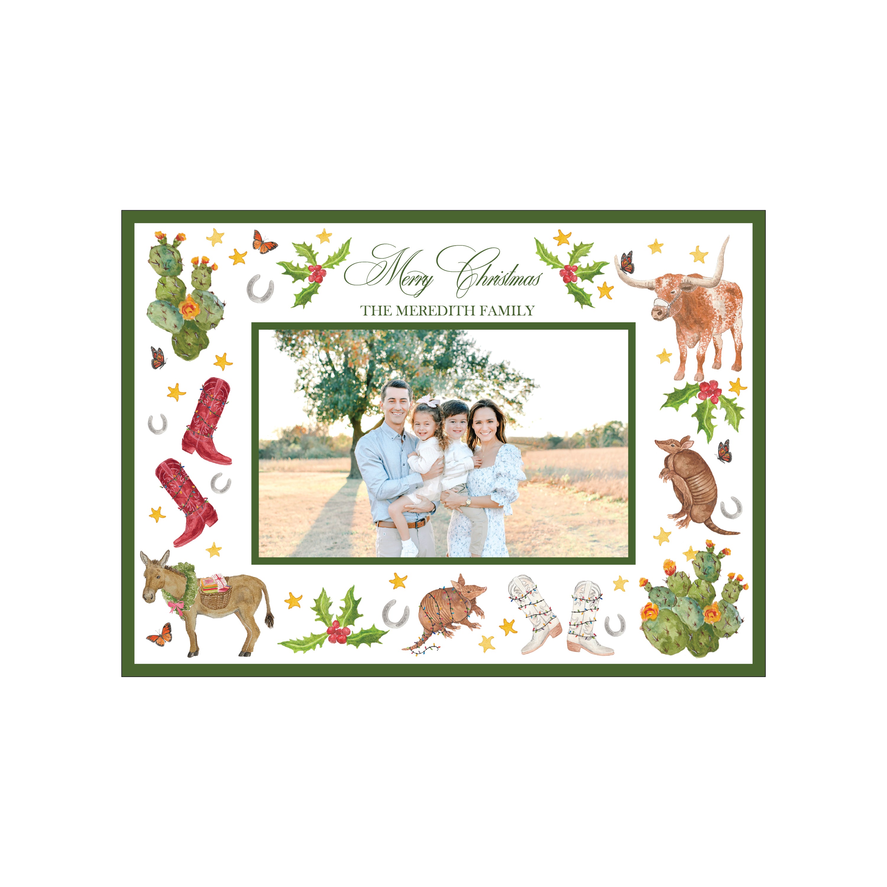 texas holiday | horizontal | holiday card | abby armistead