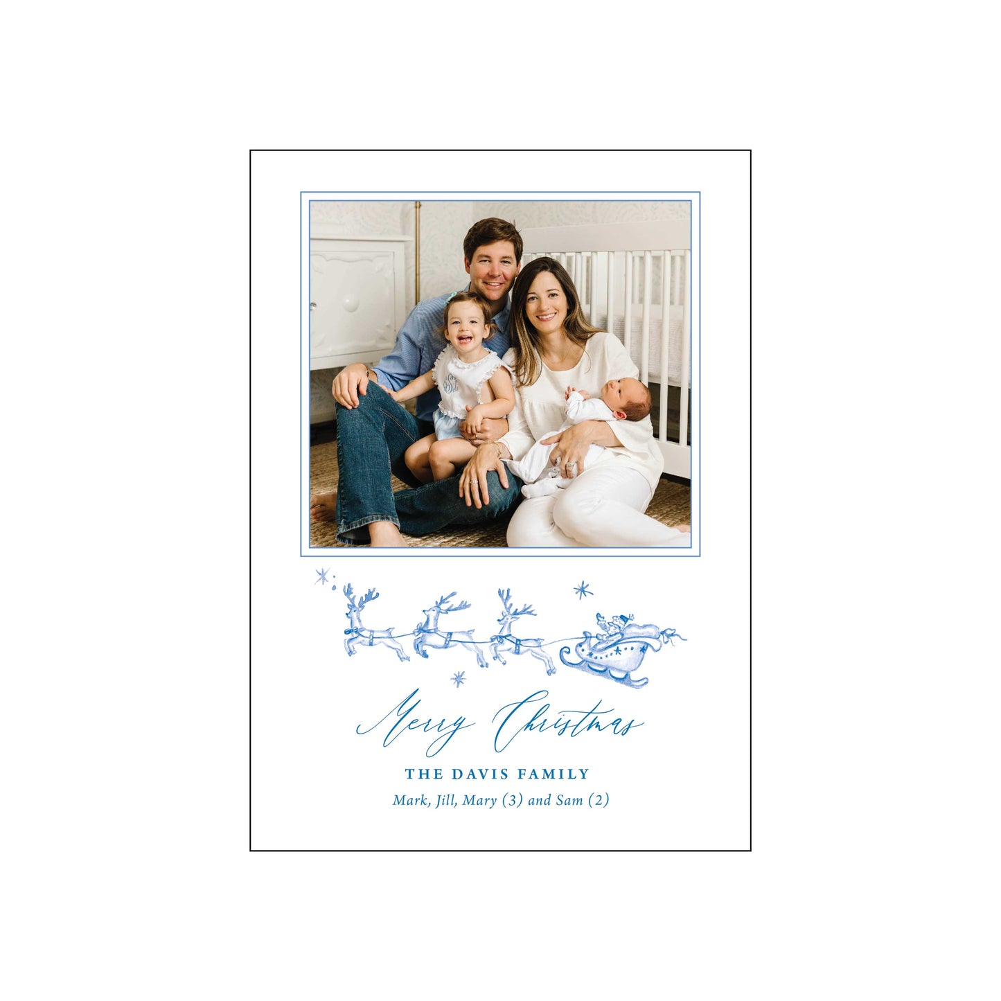 toile | holiday card | pearly gates designs