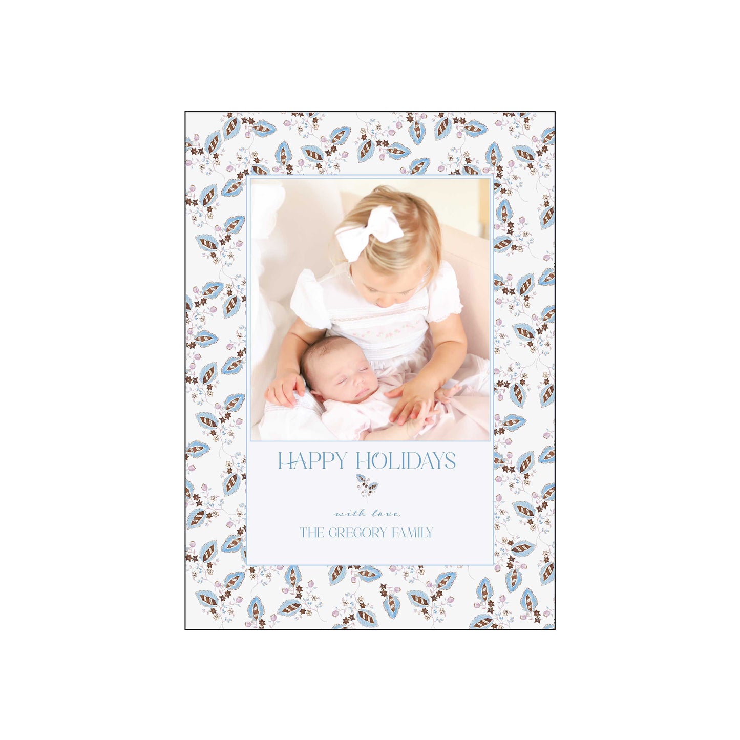 vintage vines cream | holiday card | cedar street stationery