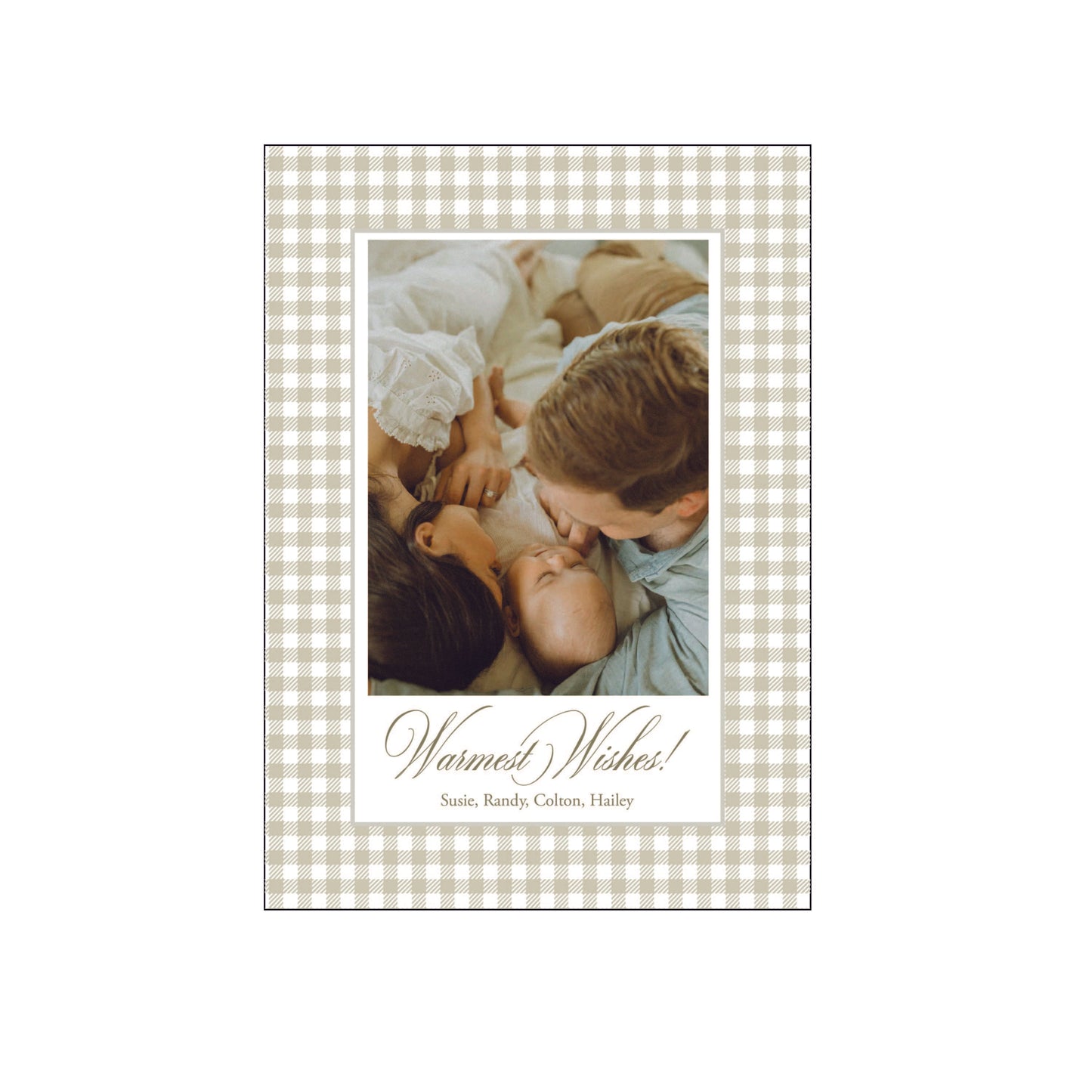 warmest wishes | holiday card | k laine design