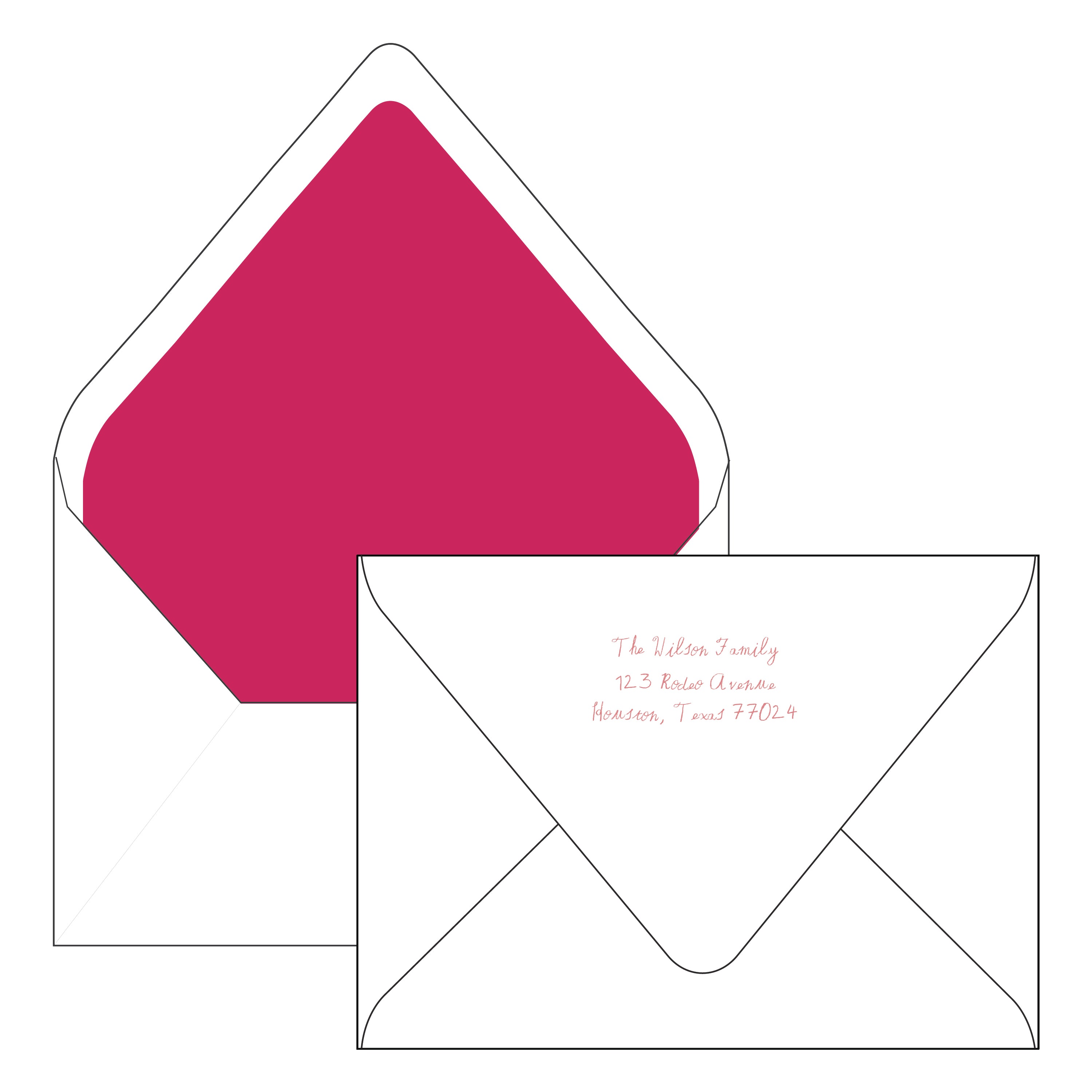 crayon squiggles | holiday card | letterpress