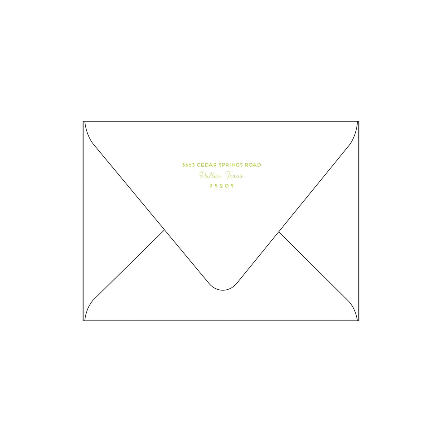 scallop | holiday card | die-cut shape