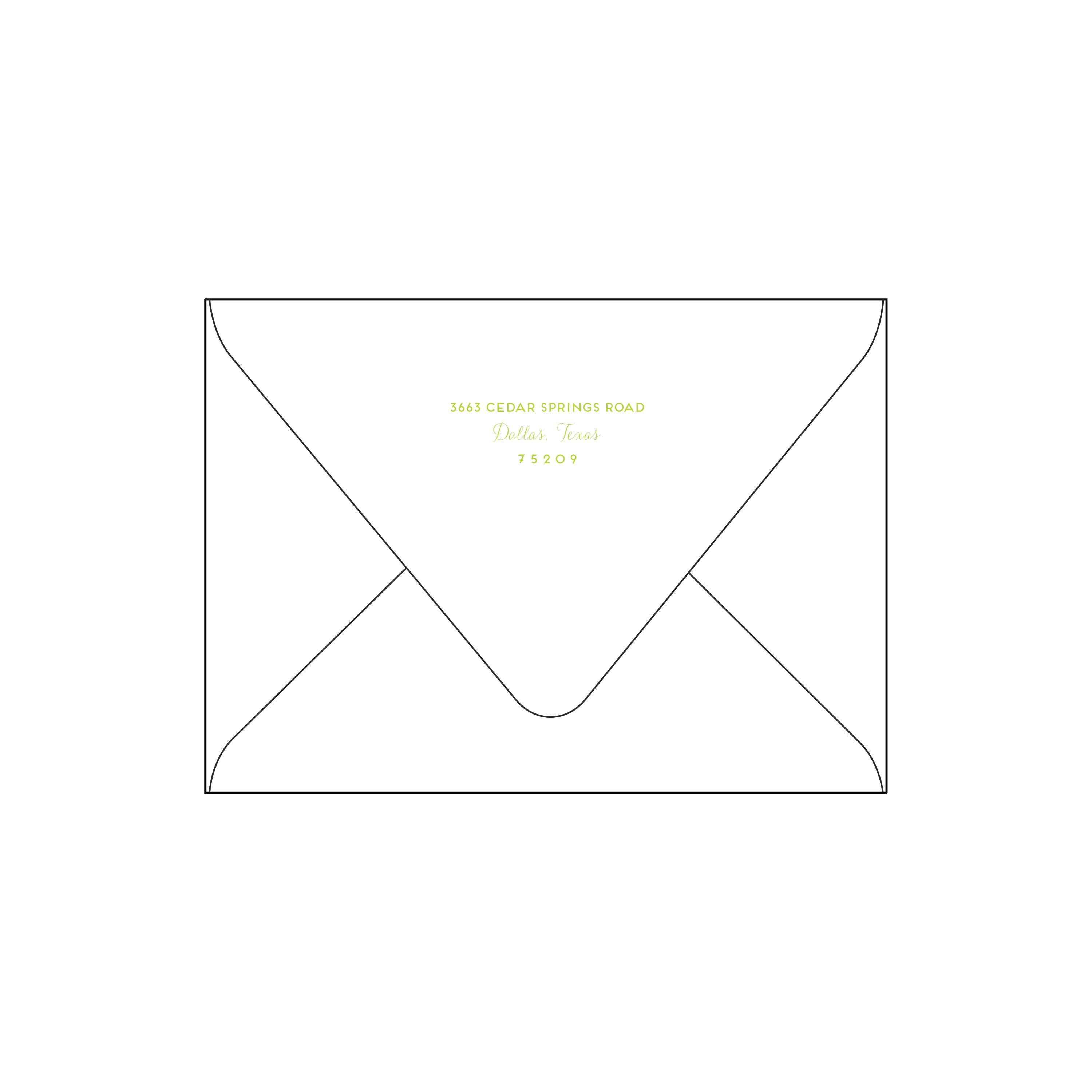 scallop | holiday card | die-cut shape