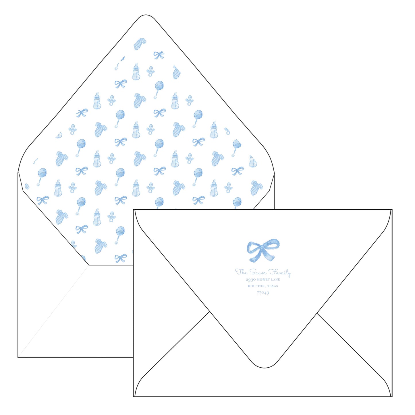 baby boy | holiday card | be sweet ink