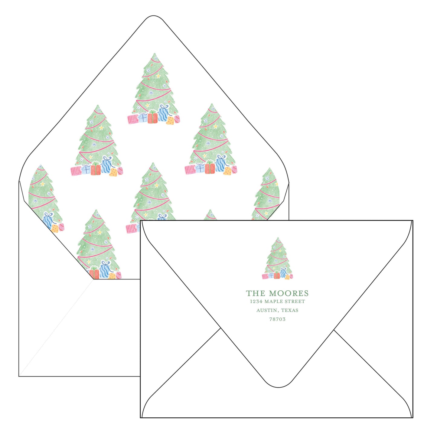 christmas tile | holiday card | bethany kelm