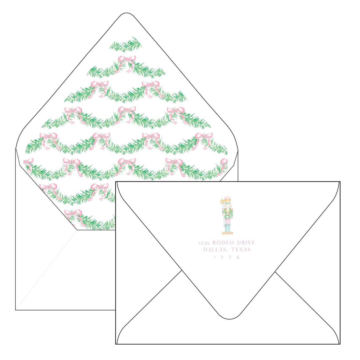 nutcracker dancers | holiday card | pearly gates designs