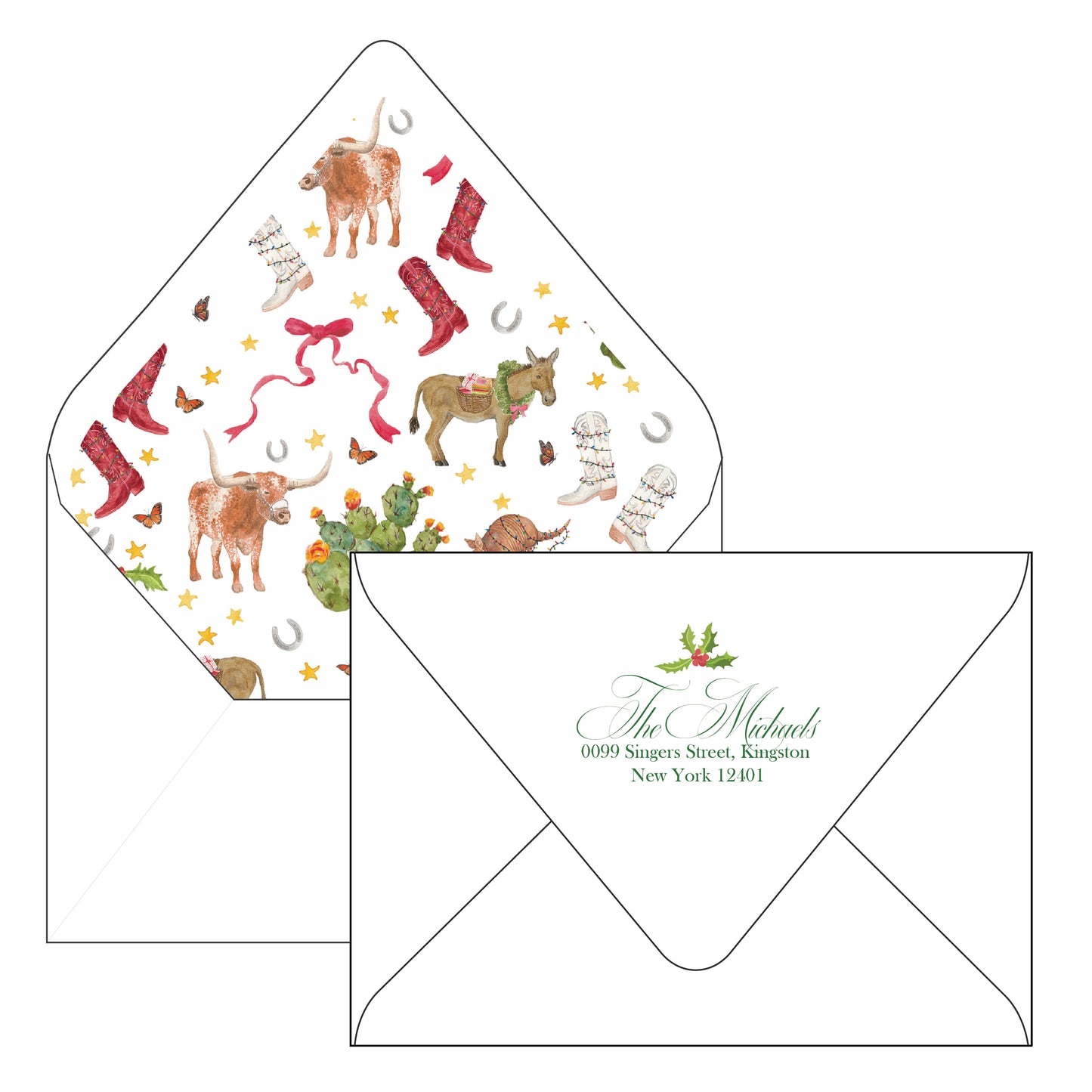 texas holiday | horizontal | holiday card | abby armistead