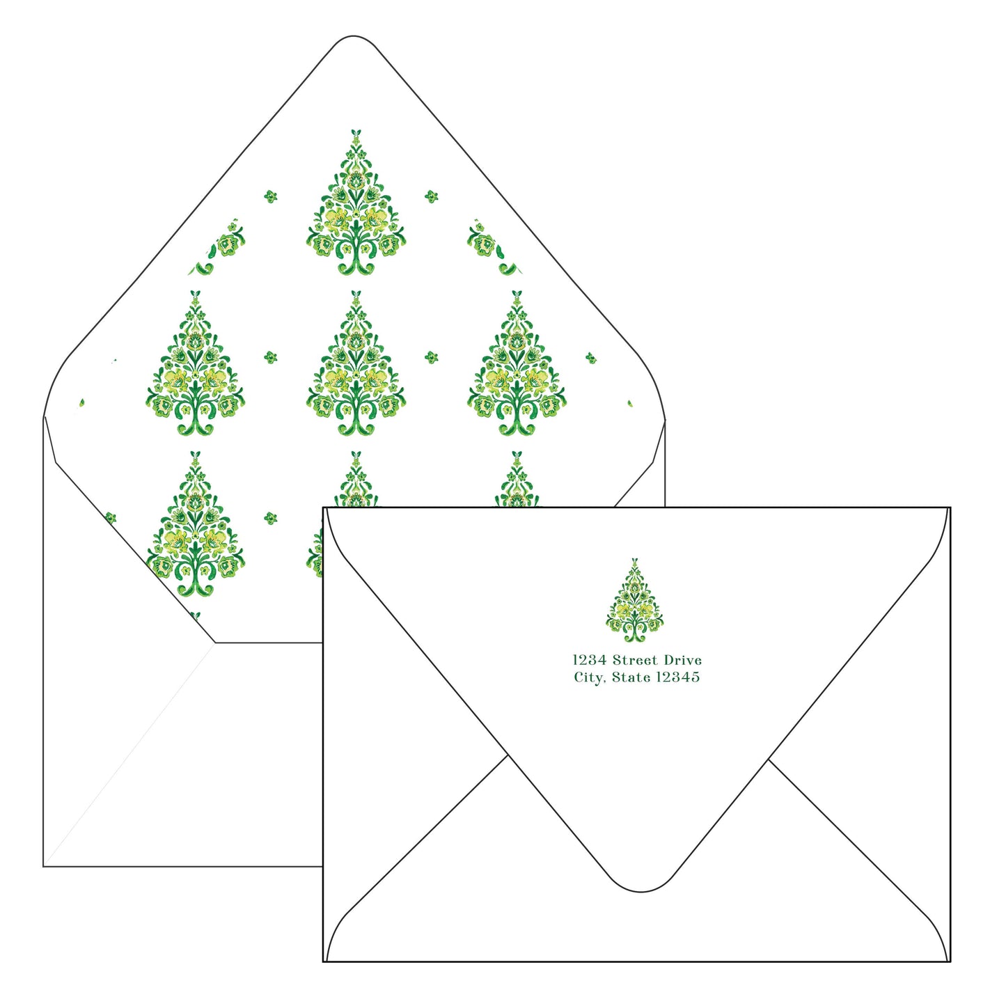 trees | holiday card | mesh by alex