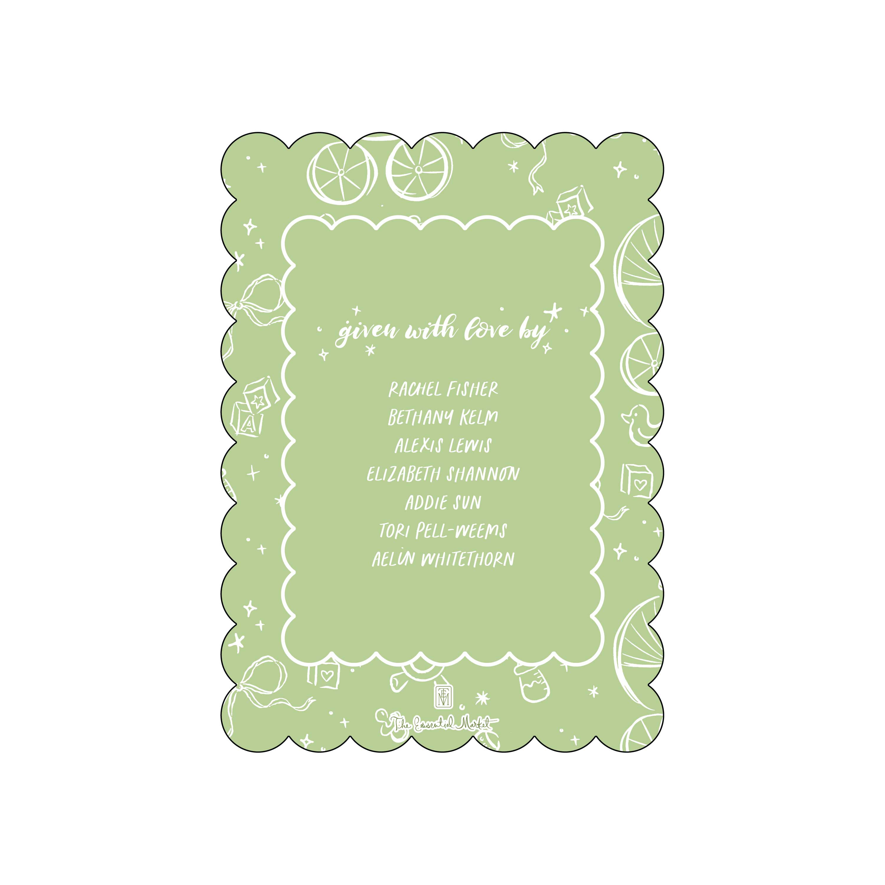 colorful baby | invitation