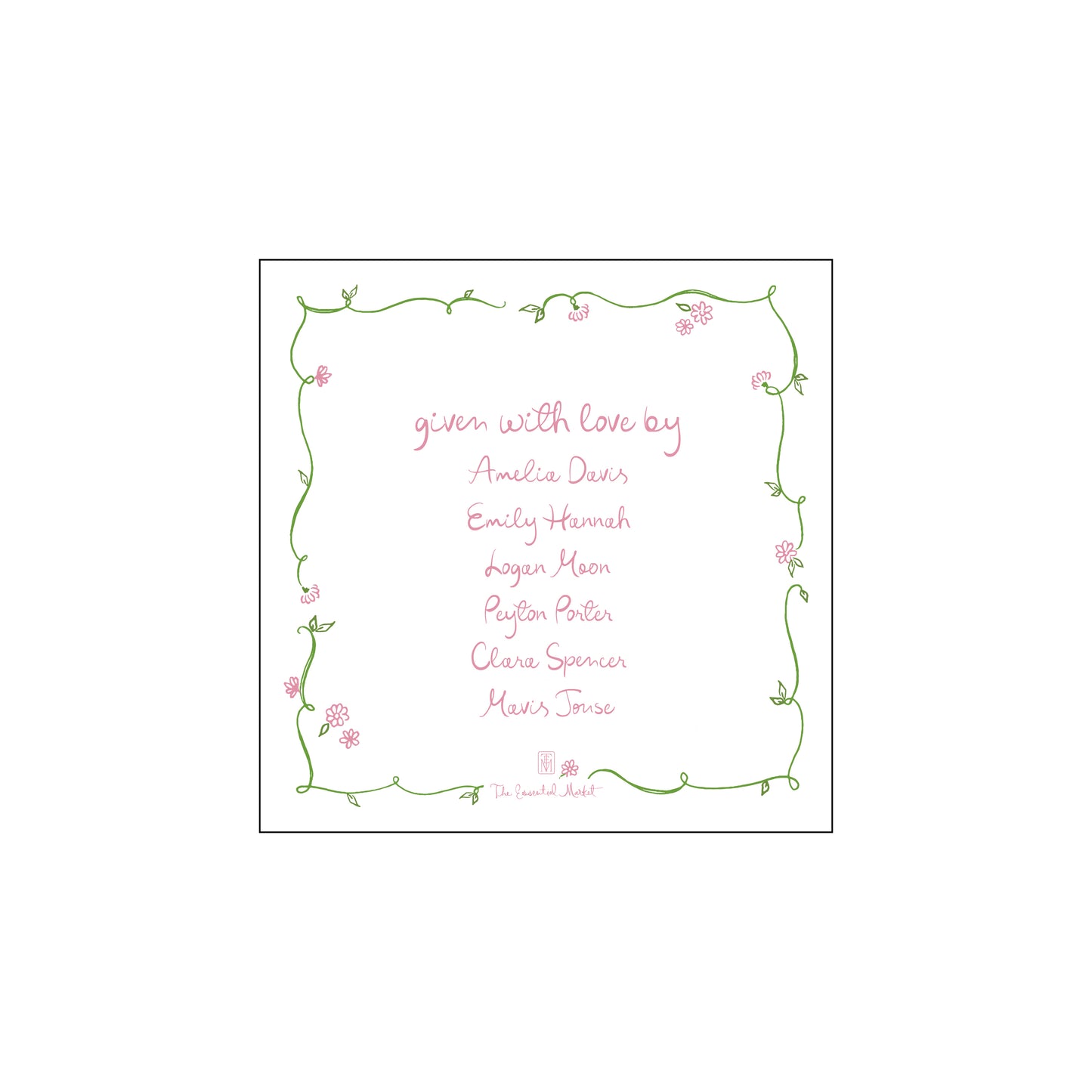 whimsical floral | invitation