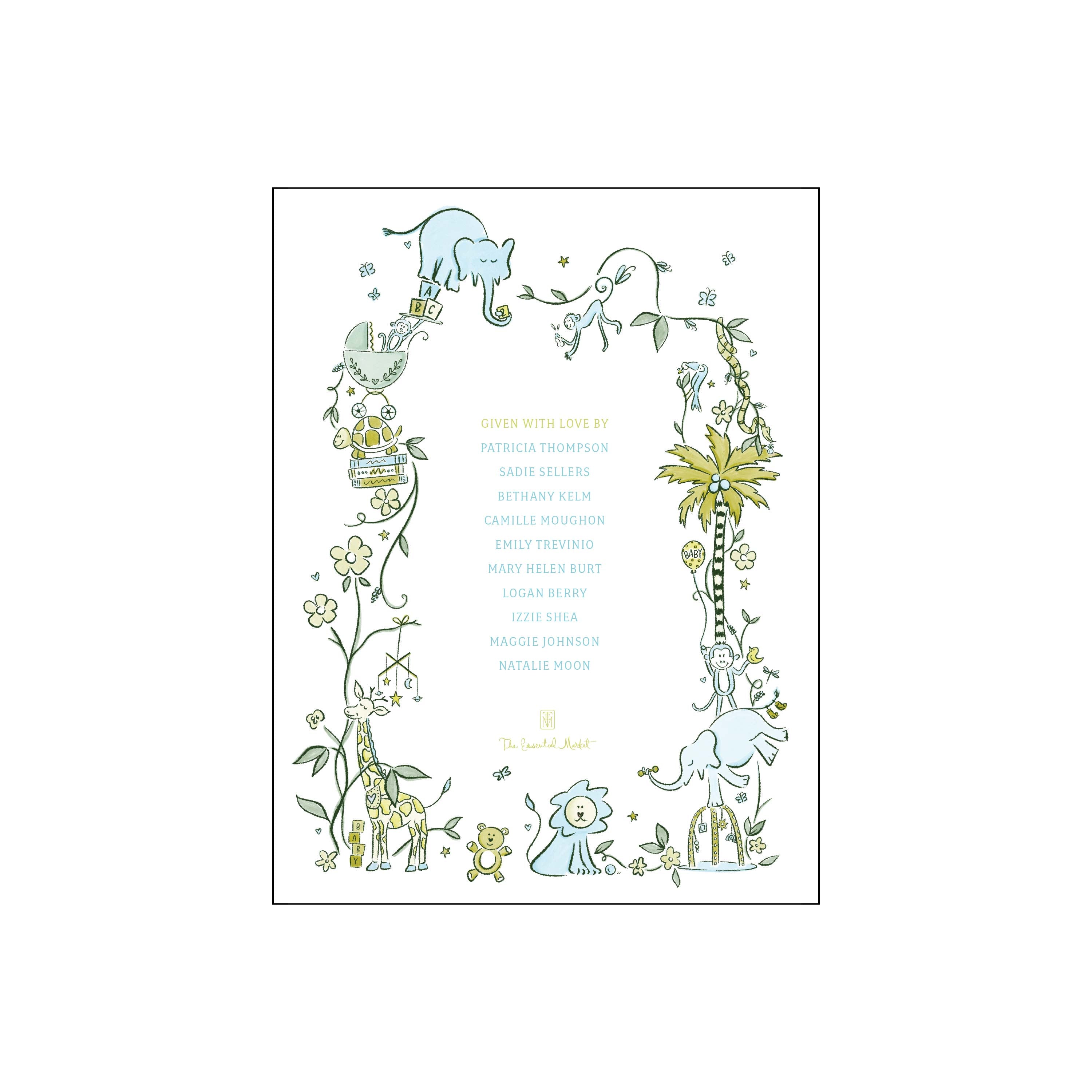 wild about baby | invitation