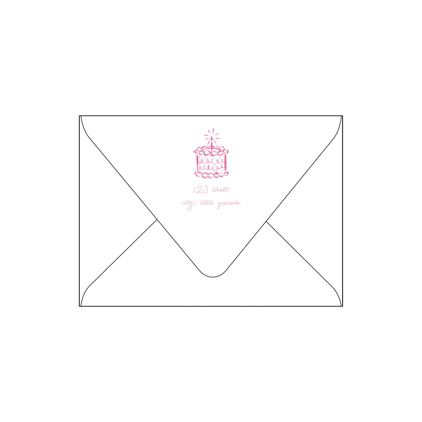 birthday cake | invitation