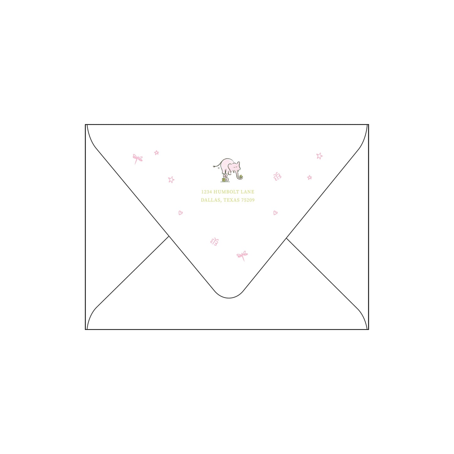 wild about baby | invitation | pink and green
