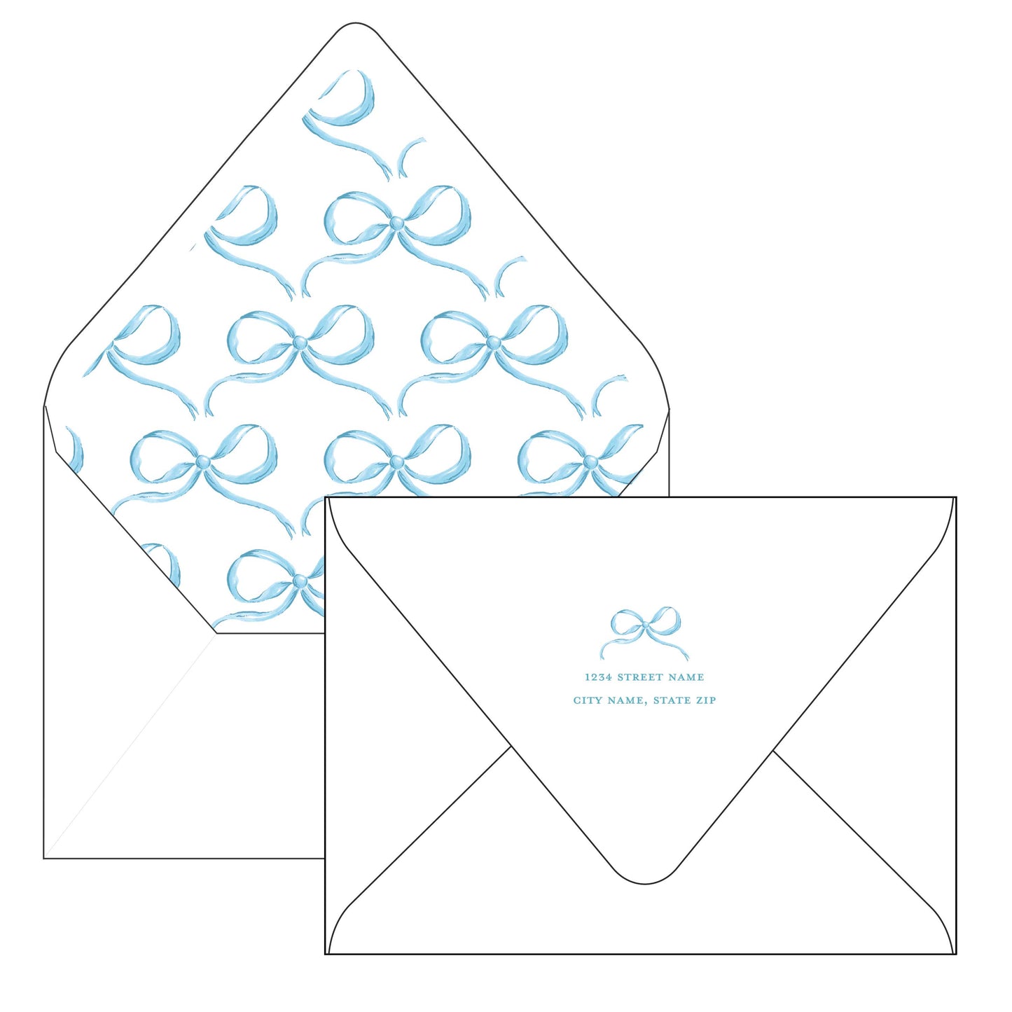 blue and green birthday | invitation