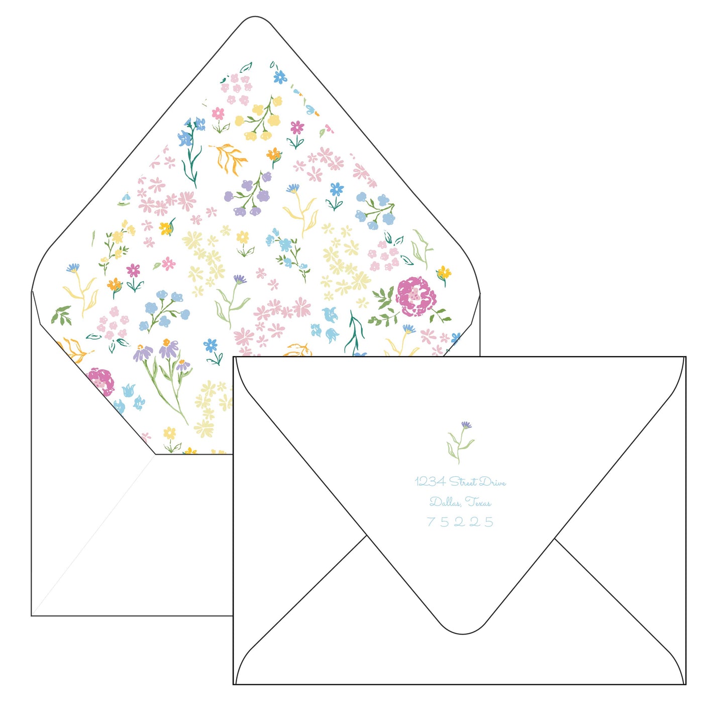 floral shower | invitation