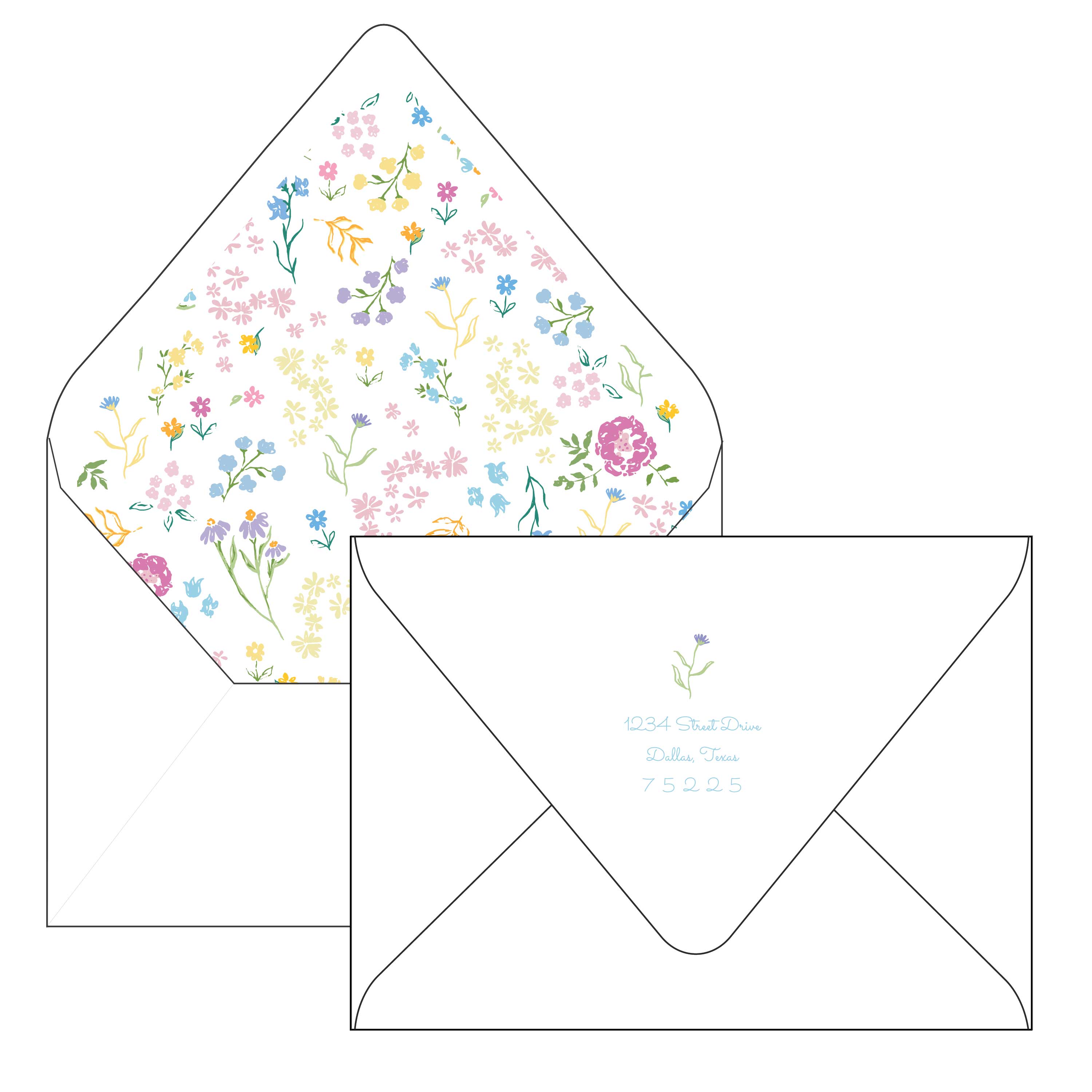 floral shower | invitation