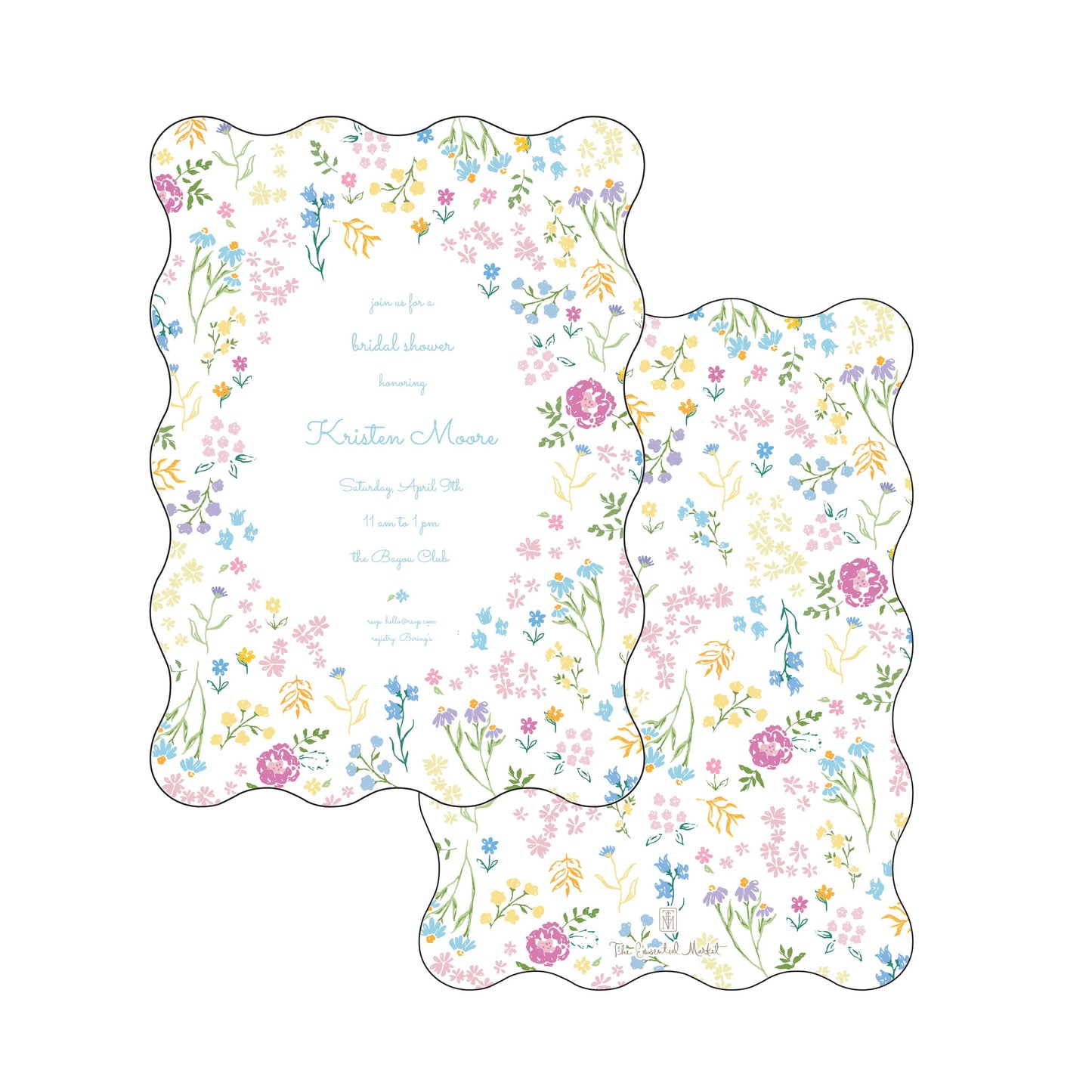 floral shower | invitation