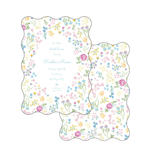 floral shower | invitation