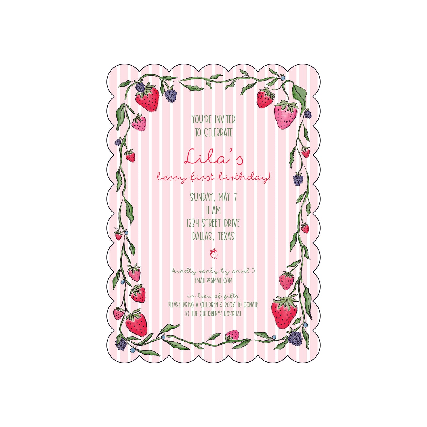 berry | invitation