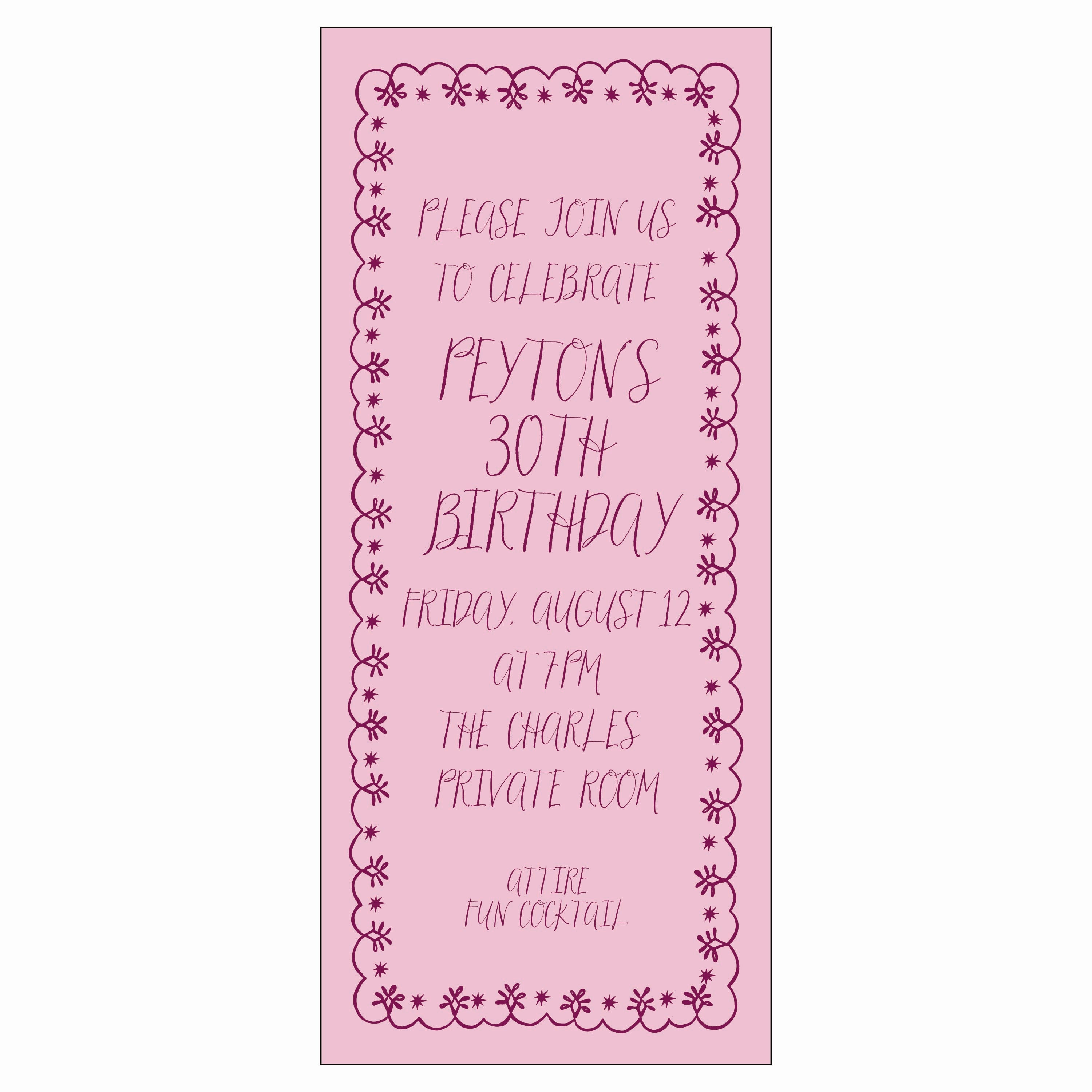 chic soiree | invitation