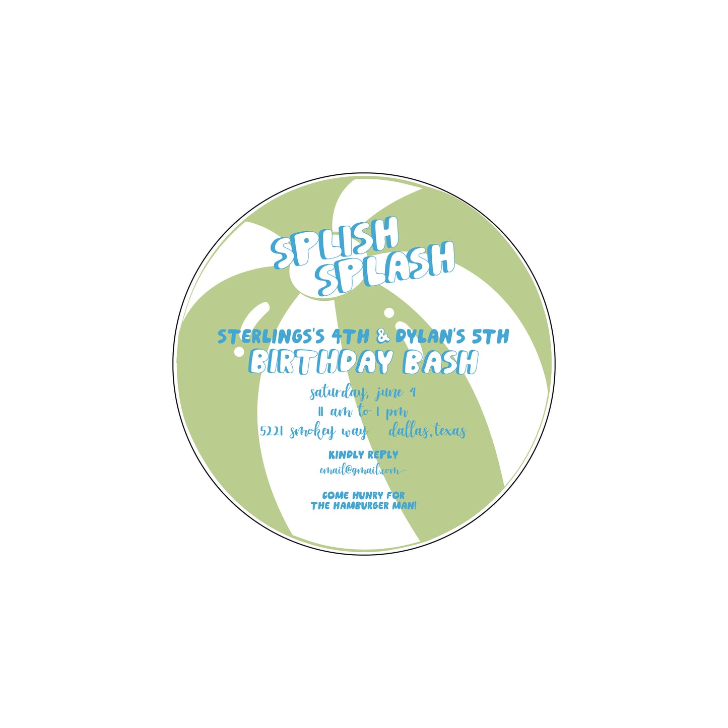 pool party | invitation