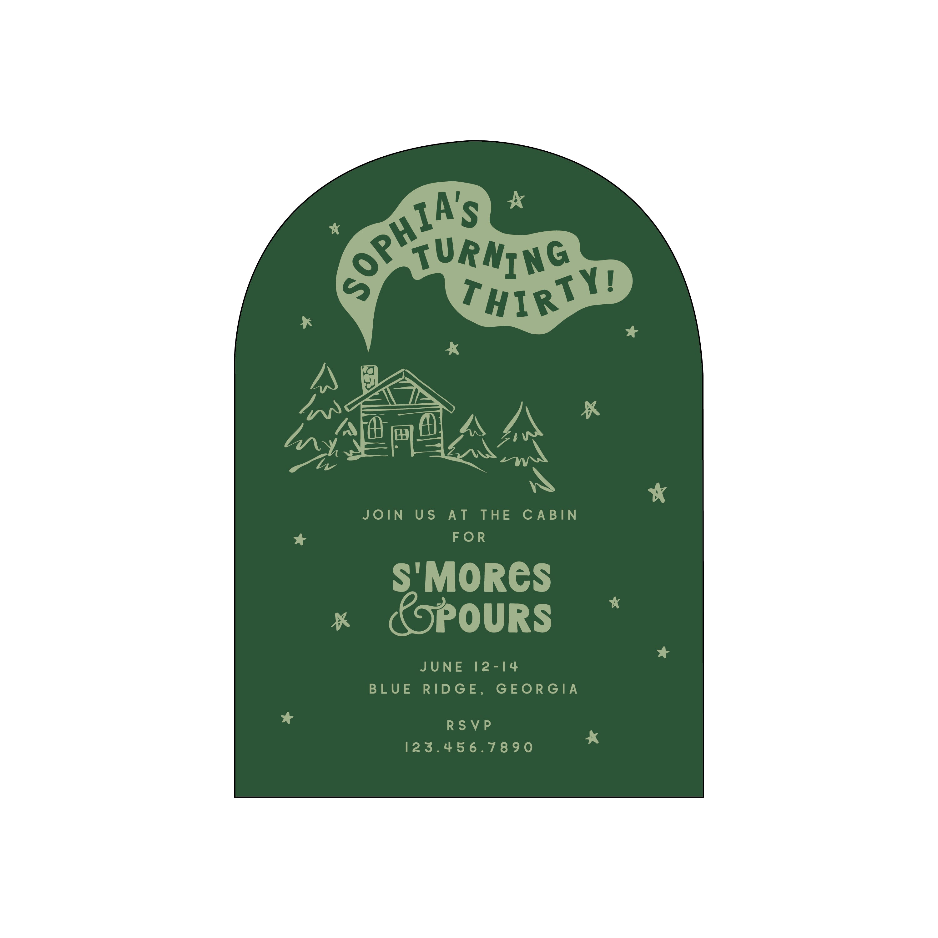s'mores and pours | invitation