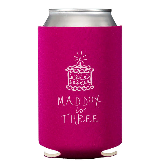 birthday cake | can cooler
