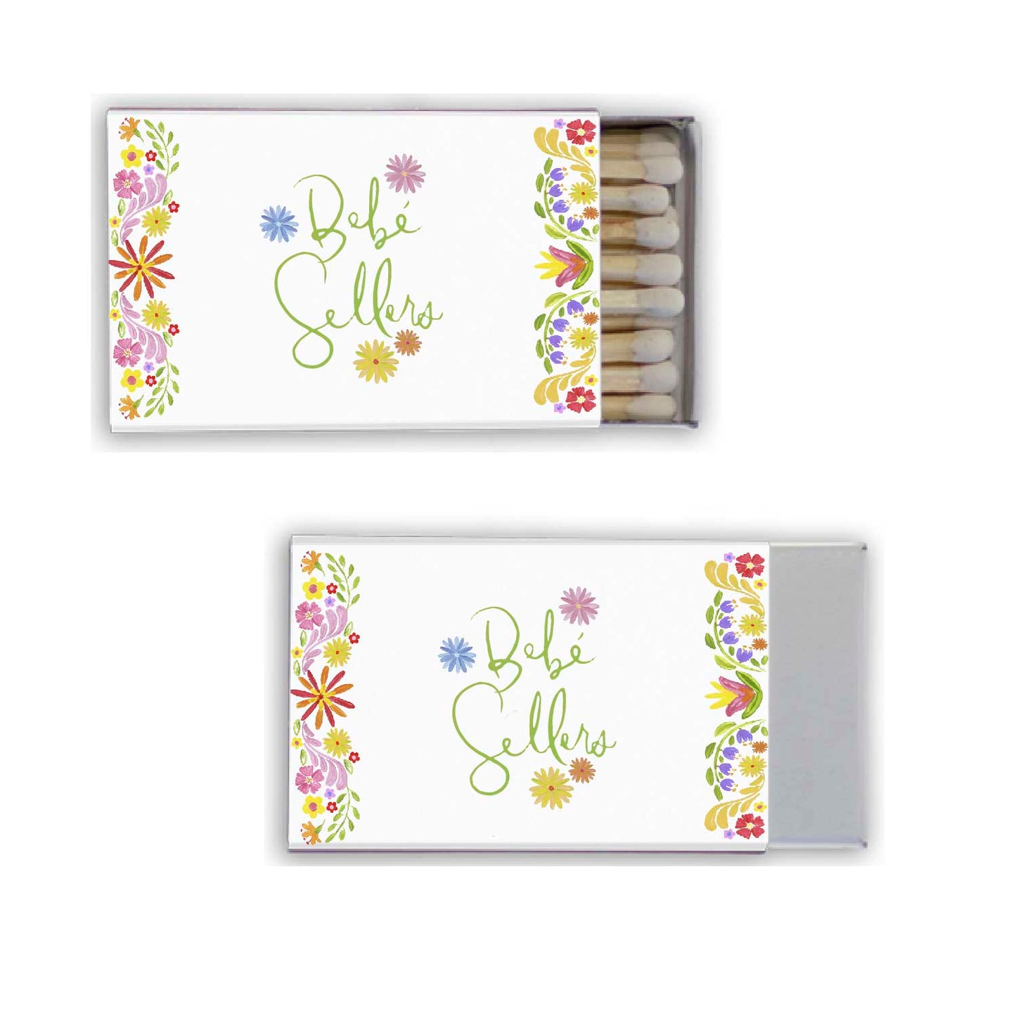 floral fiesta | matchboxes