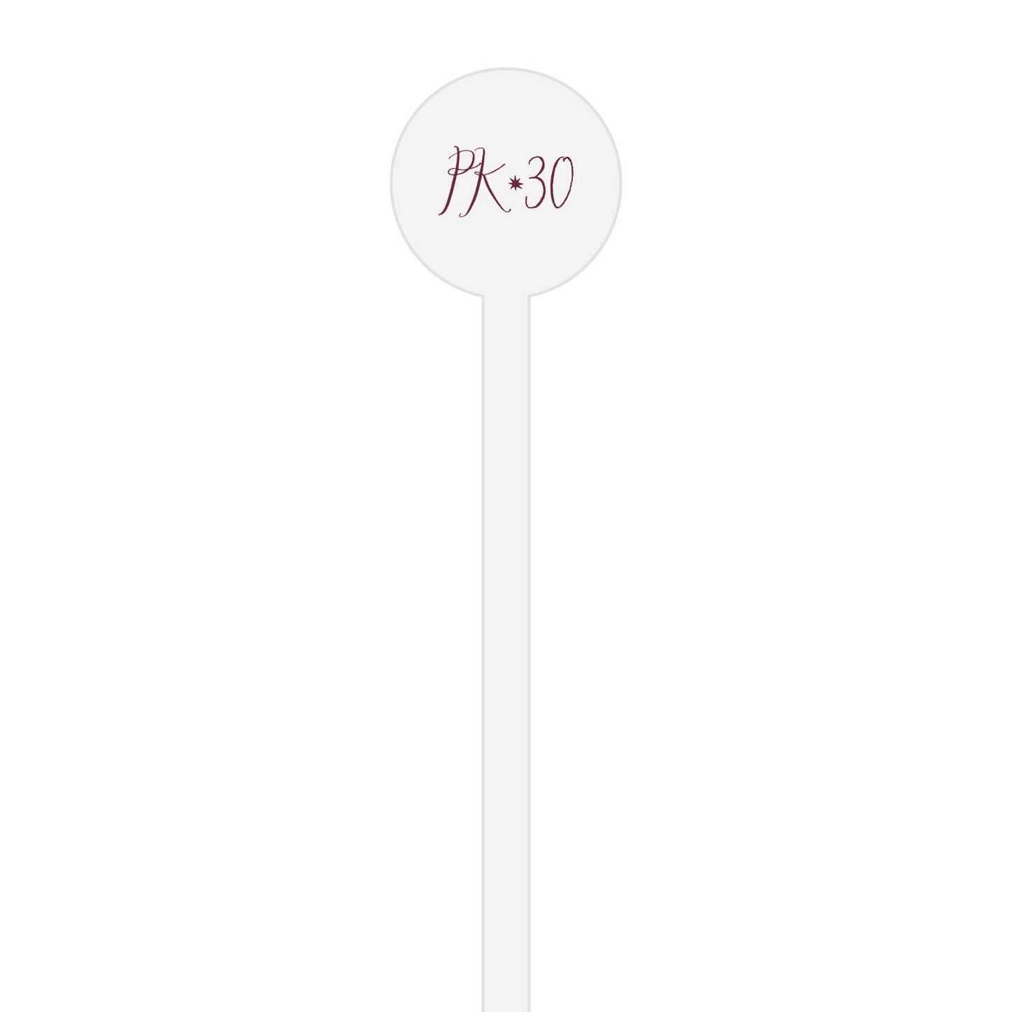chic soiree | stir stick | wooden or acrylic round