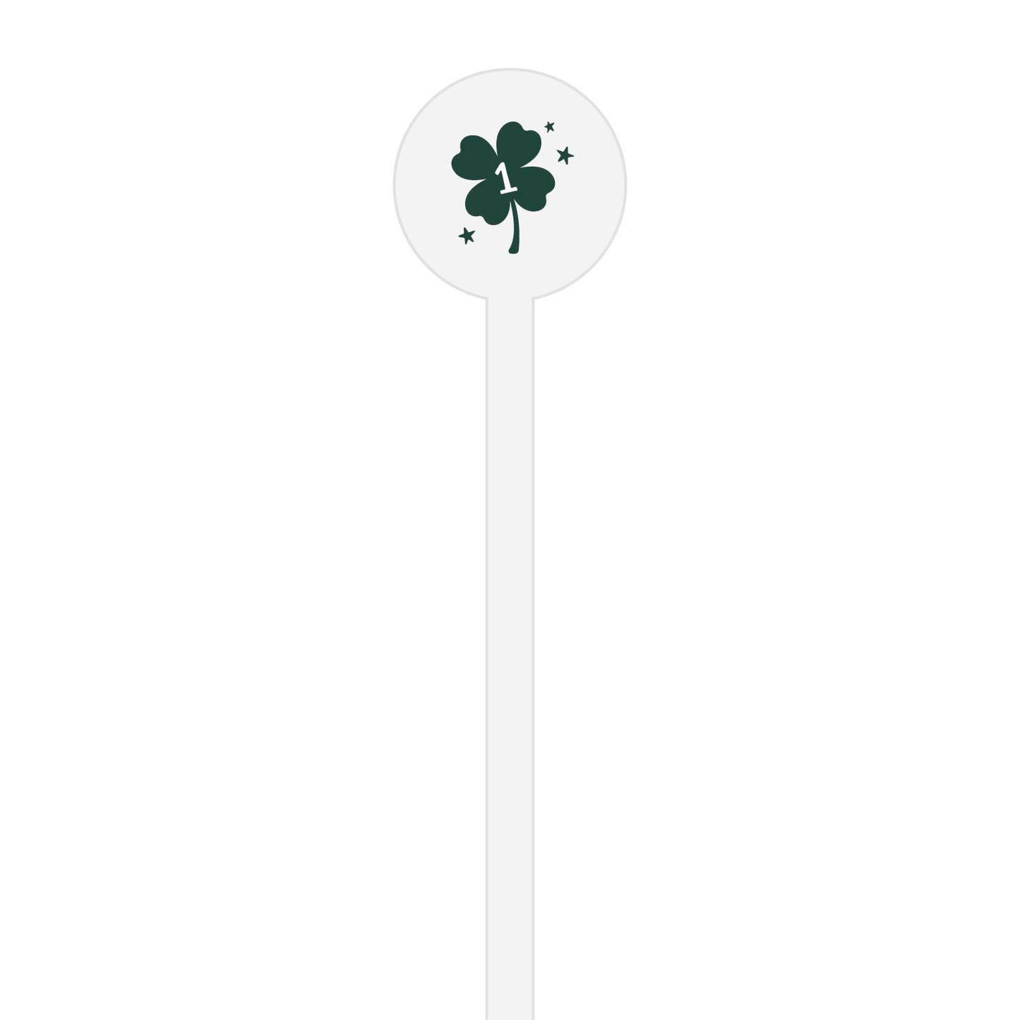 lucky one | stir stick | wooden or acrylic round