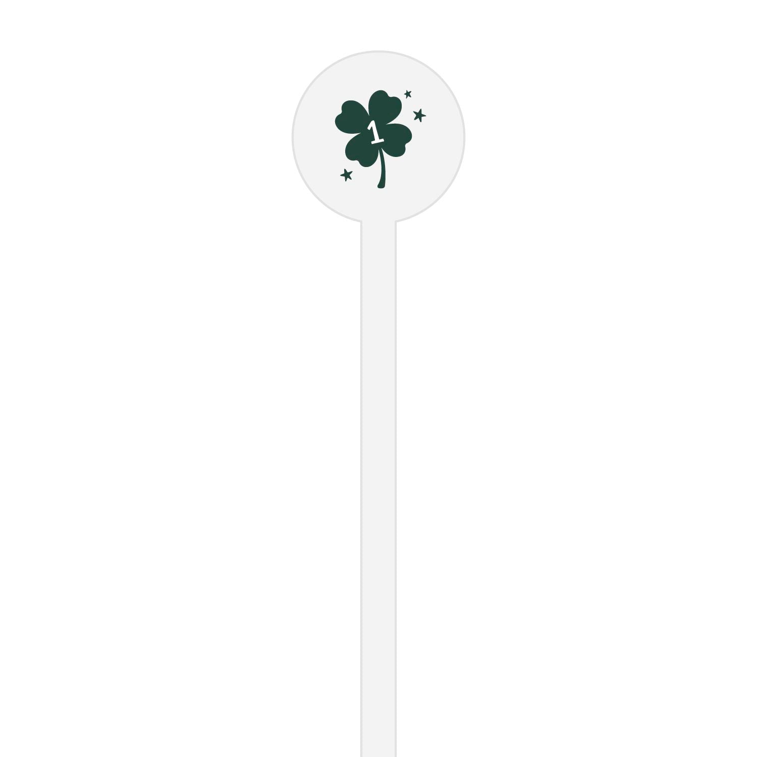 lucky one | stir stick | wooden or acrylic round