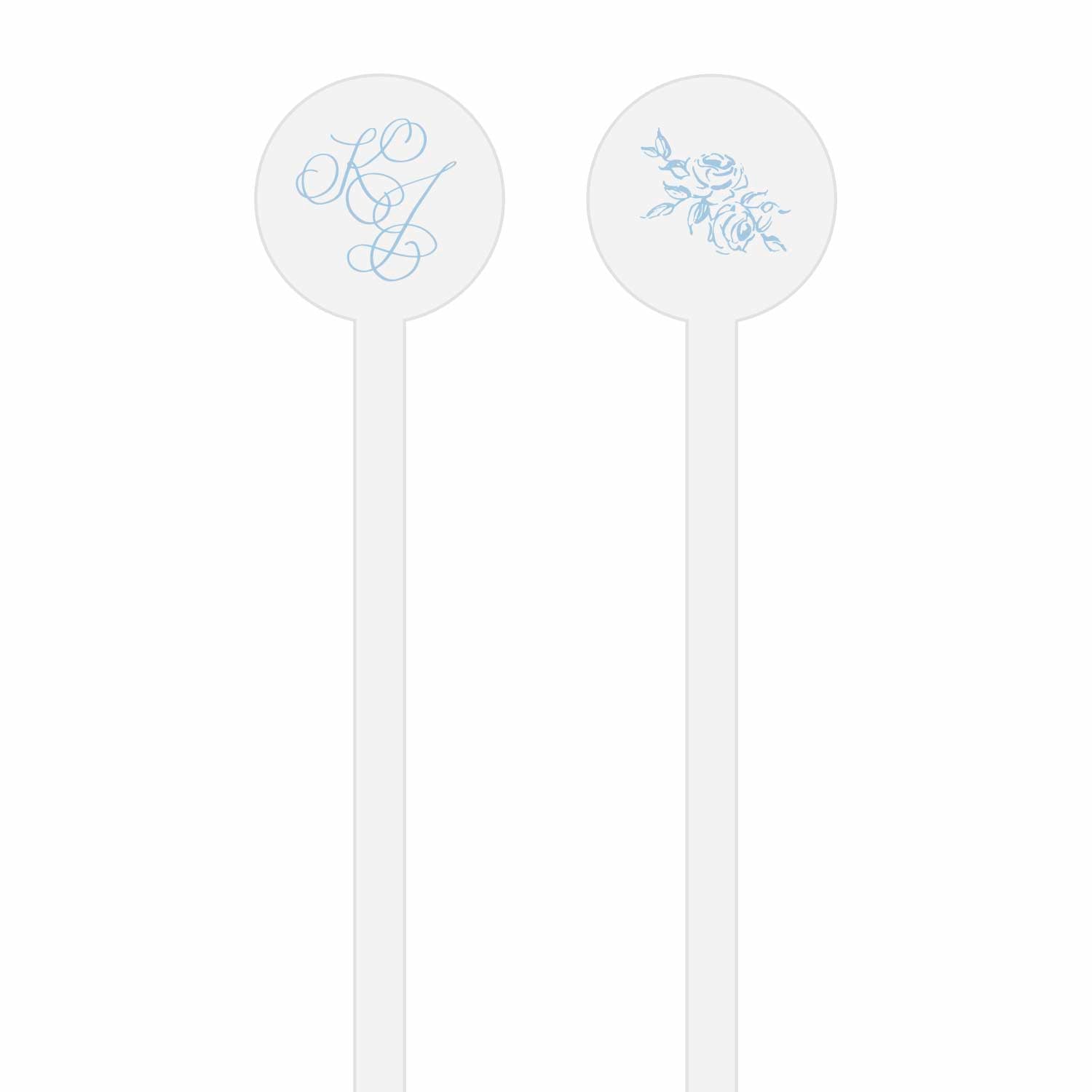 something blue | stir stick | wooden or acrylic round