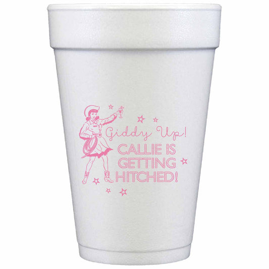 disco cowgirl | styrofoam cups