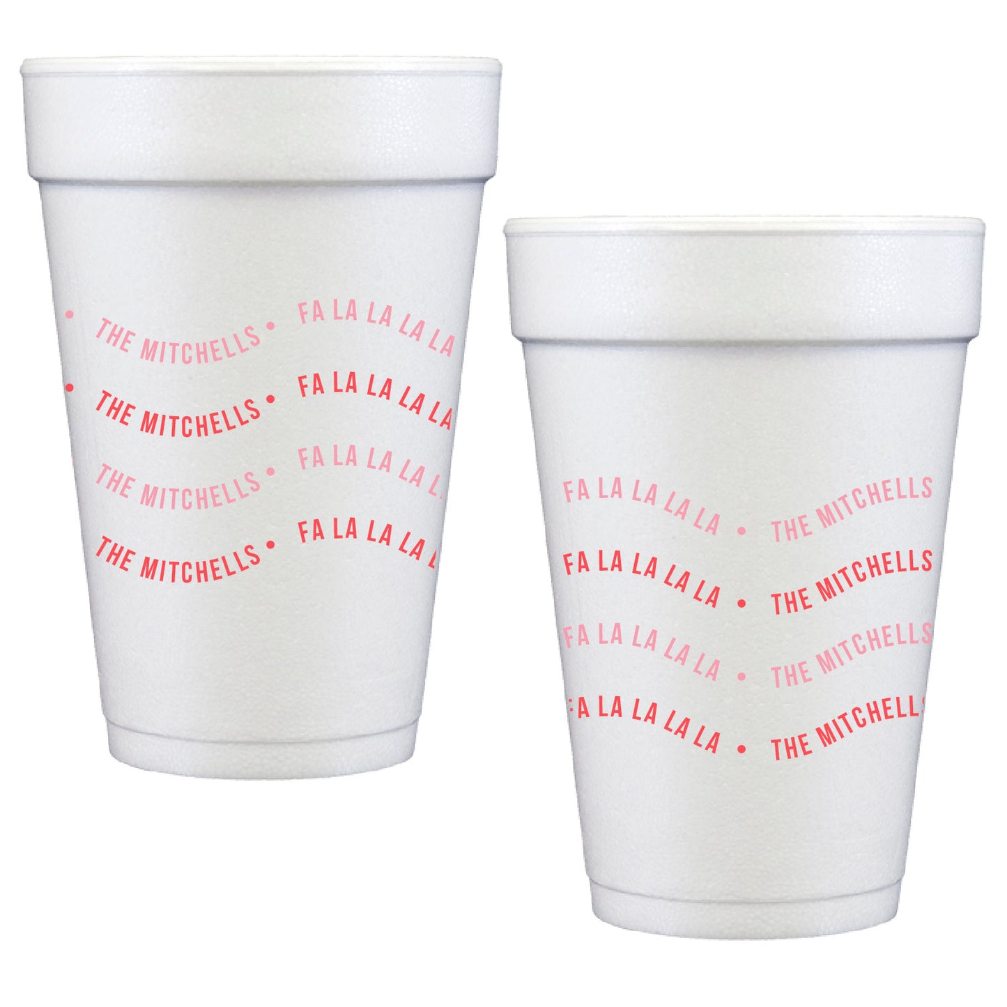 fa la la la la | styrofoam cups