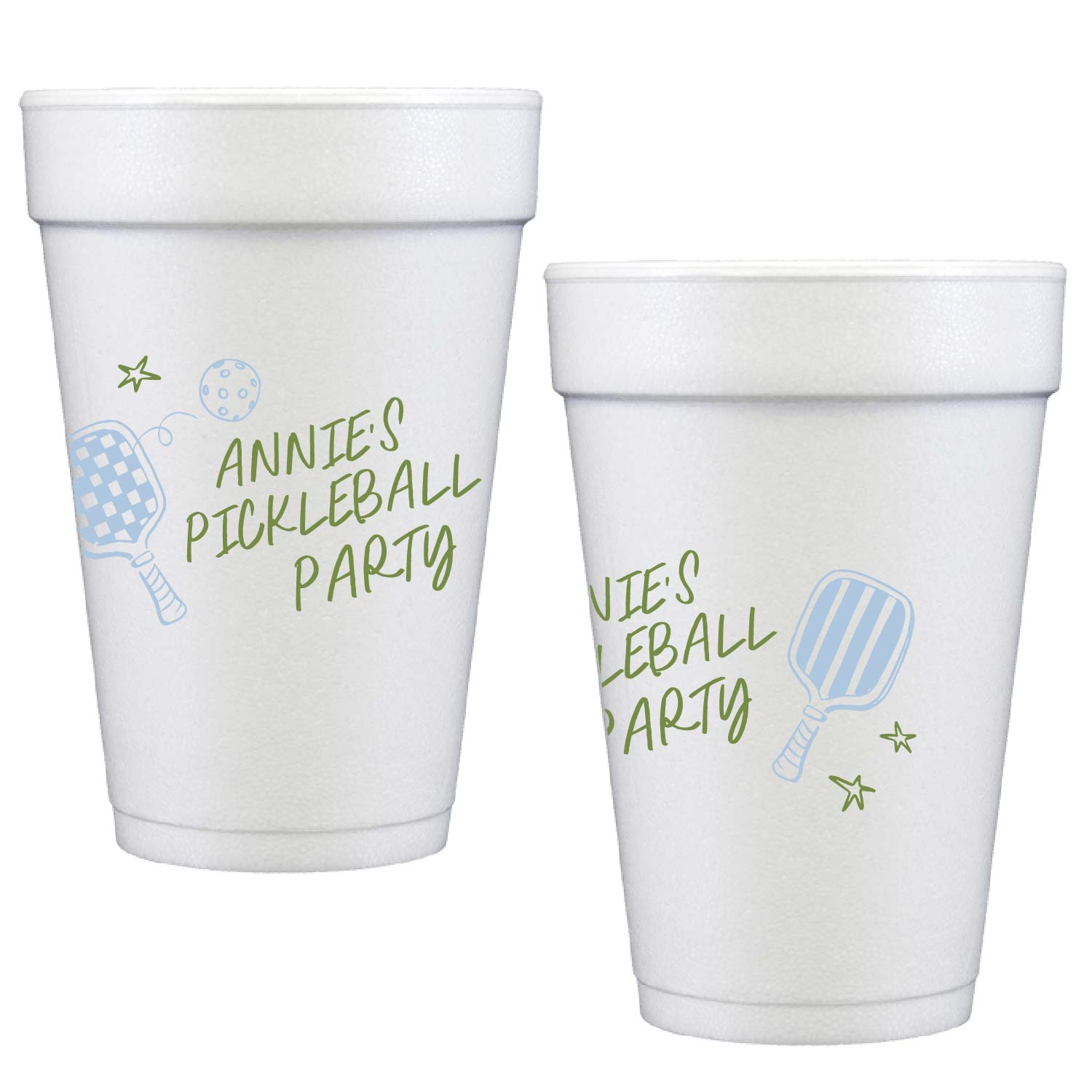 pickle party | styrofoam cups