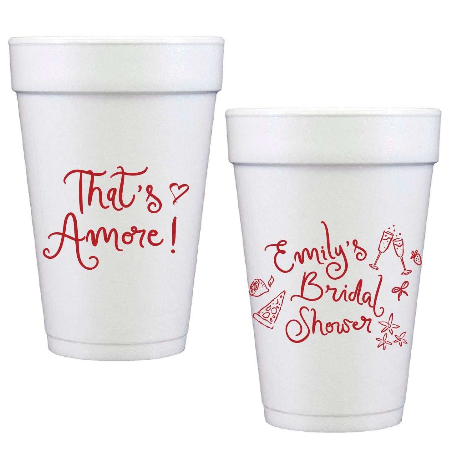 amore | styrofoam cups