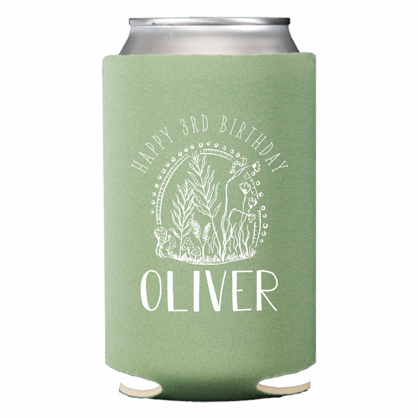 woodland creatures | can cooler