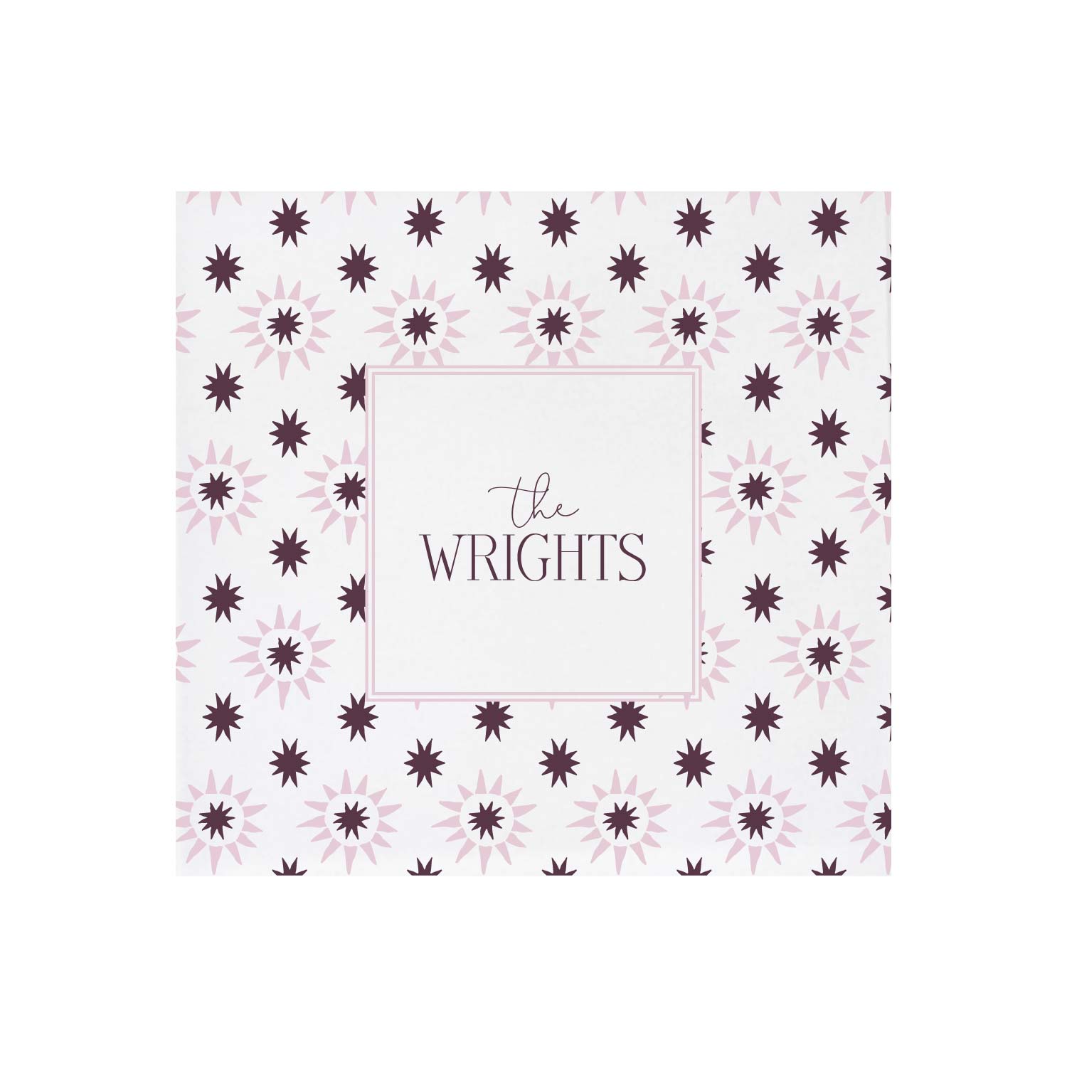 pink and berry starburst | napkins | 3ply or linen
