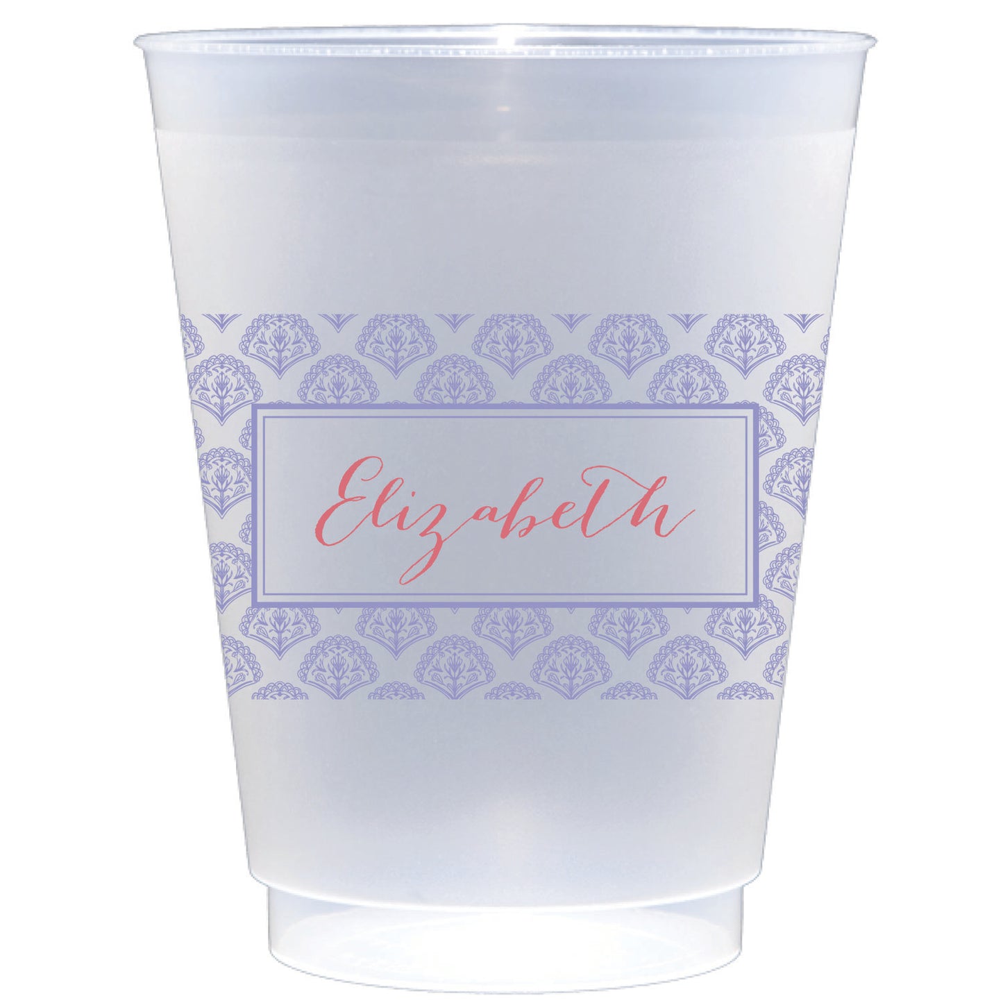 blockprint coral | shatterproof frosted flex