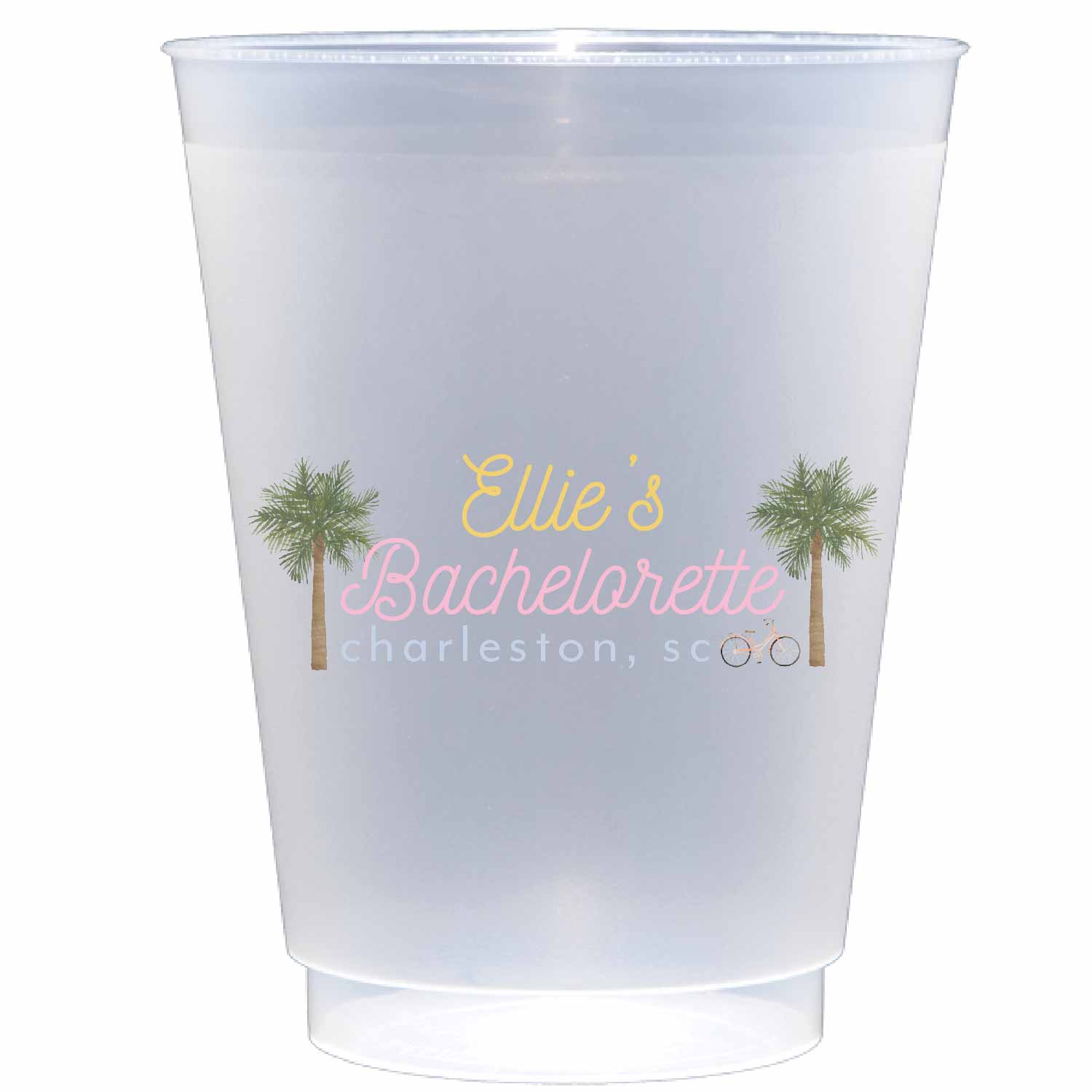 Personalized Charleston | Frosted Flex Cup