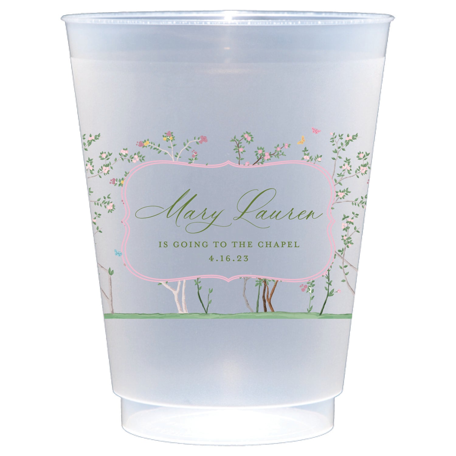 chinoiserie | shatterproof frosted flex
