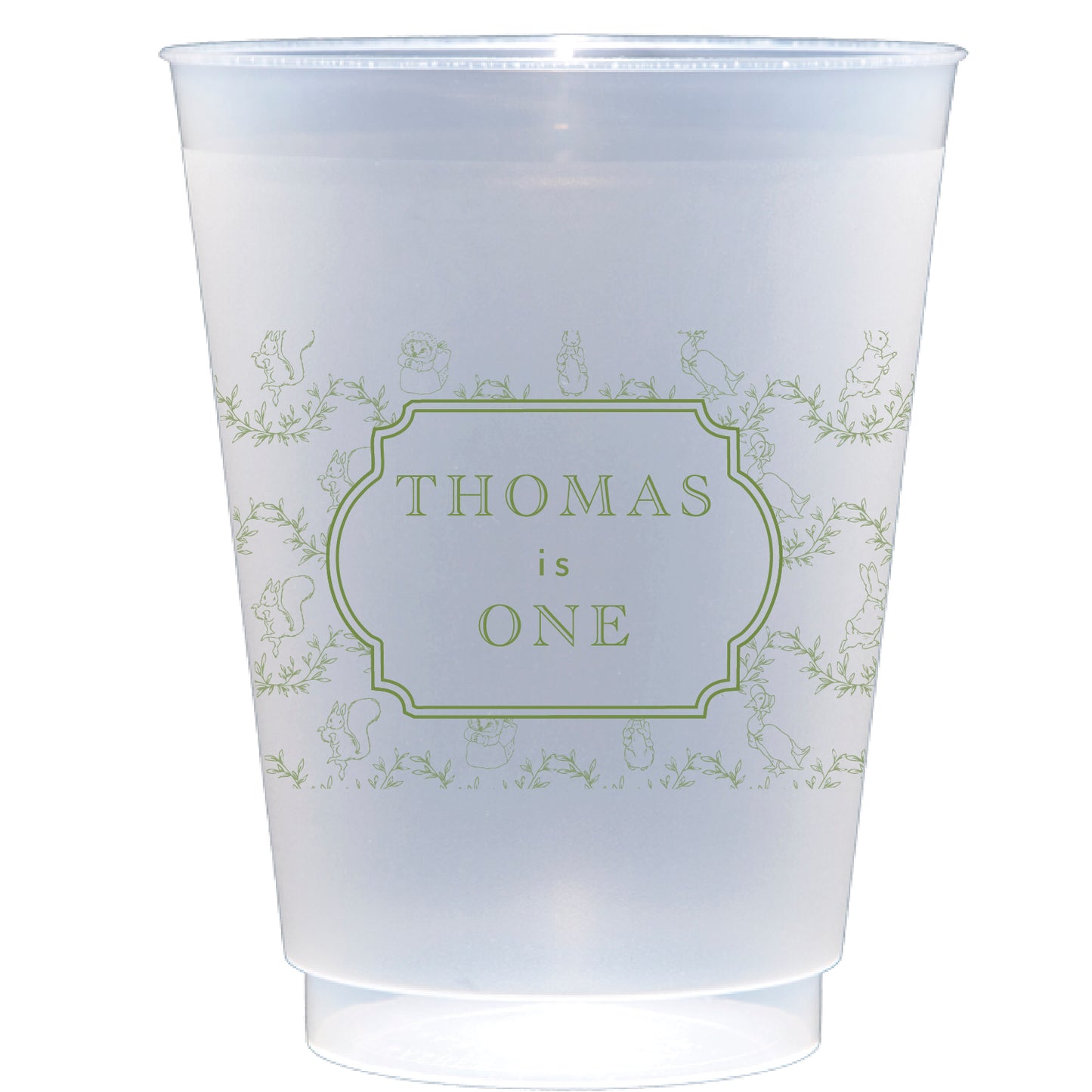 peter rabbit birthday | shatterproof frosted flex | digital